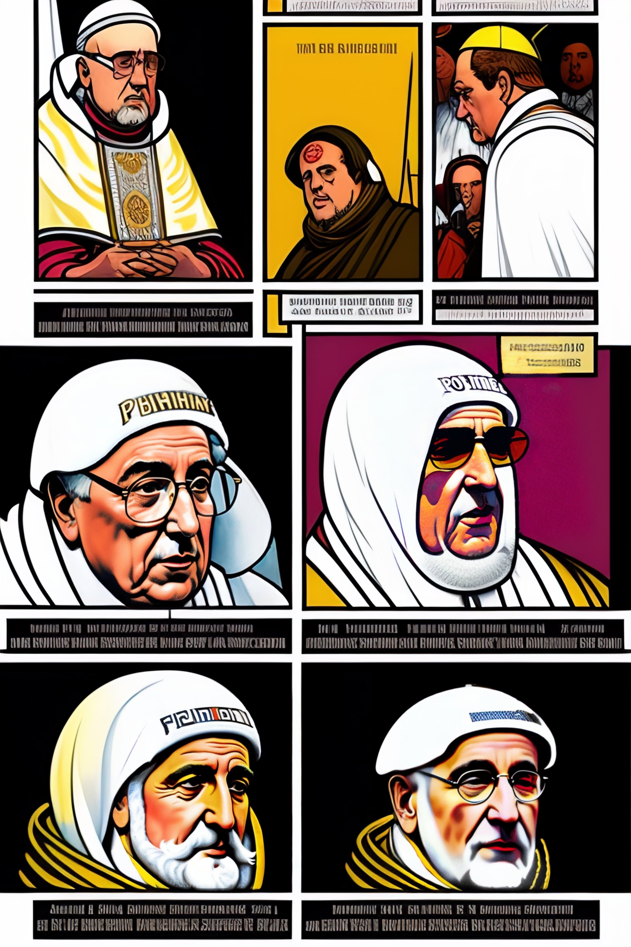 Lexica - Comic of the pope francis