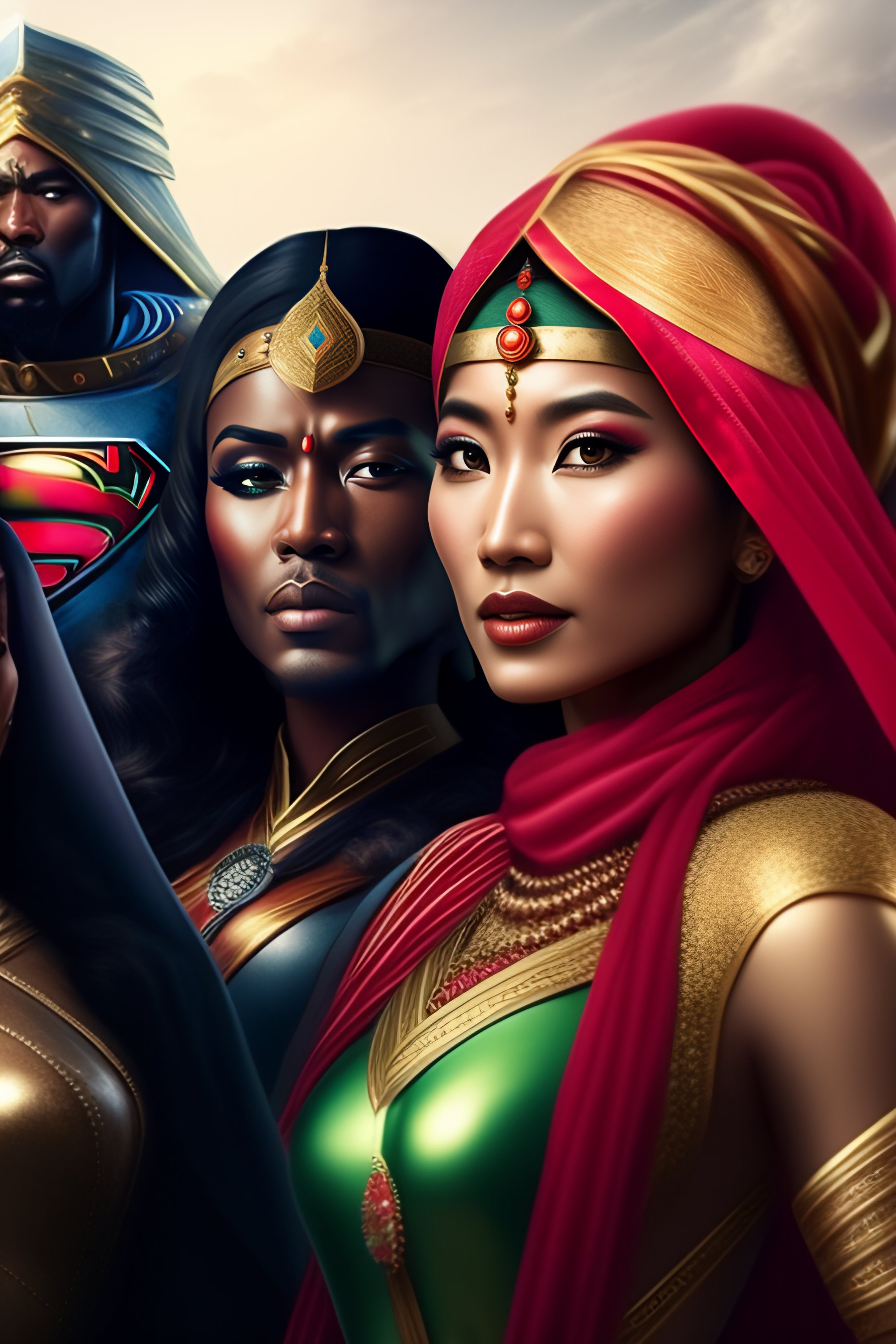 Lexica - Mix of cultures as heroes