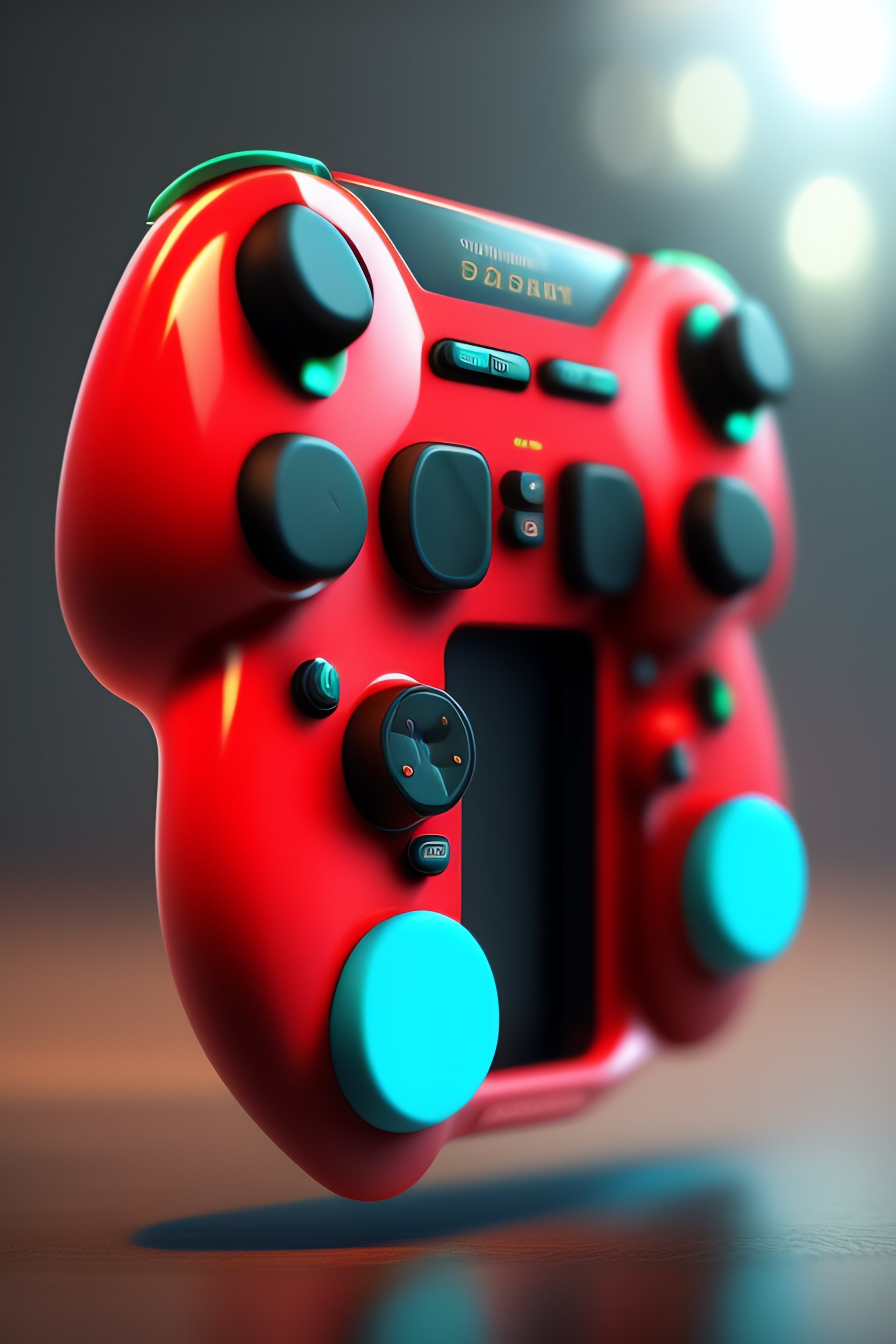 Lexica - Dr. seuss style video game controller, 8k