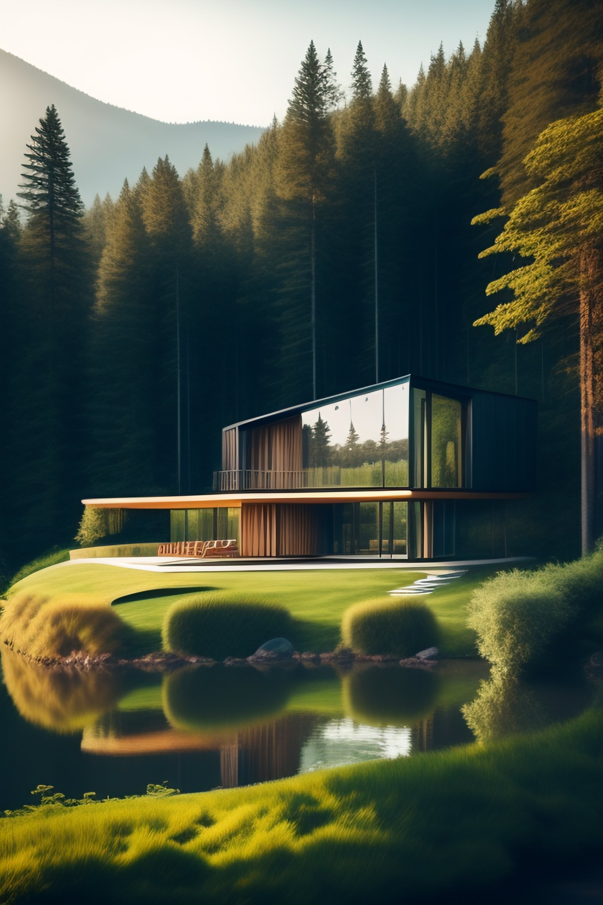 Lexica - House surrounded by nature