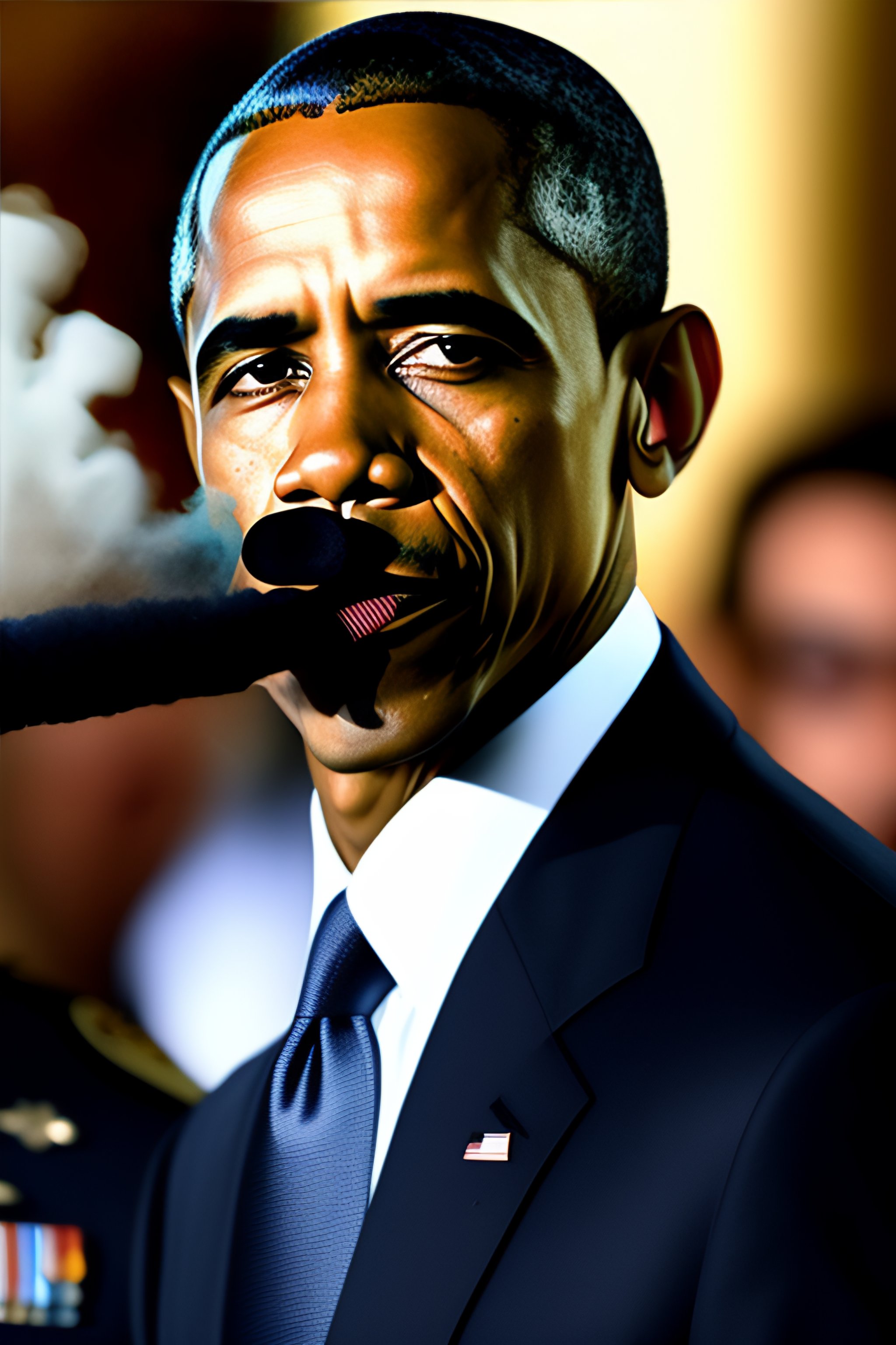 Obama Smoking Joint