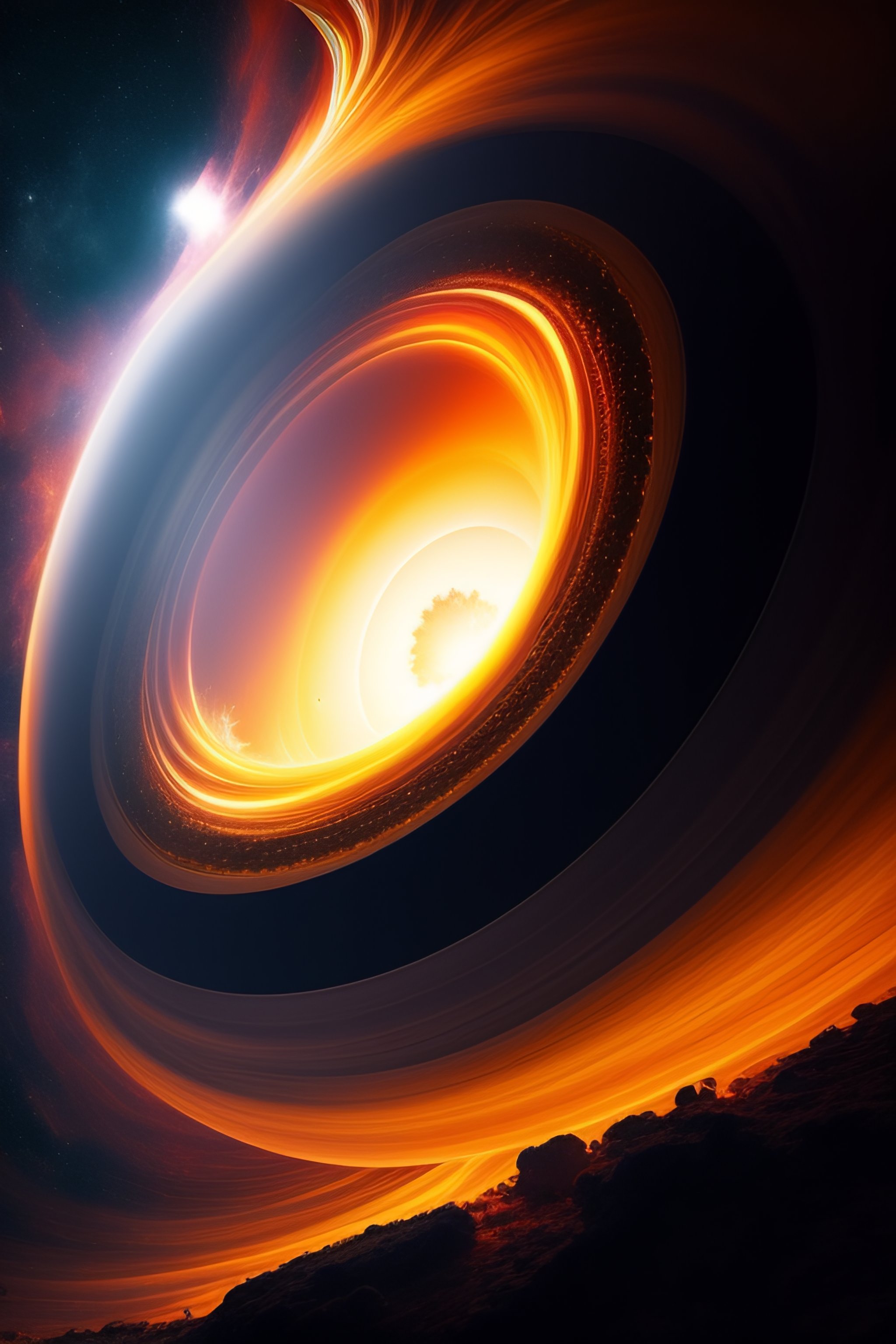 Lexica - Black hole , best effects, cenematic, hd, 4k, hr, hyper real
