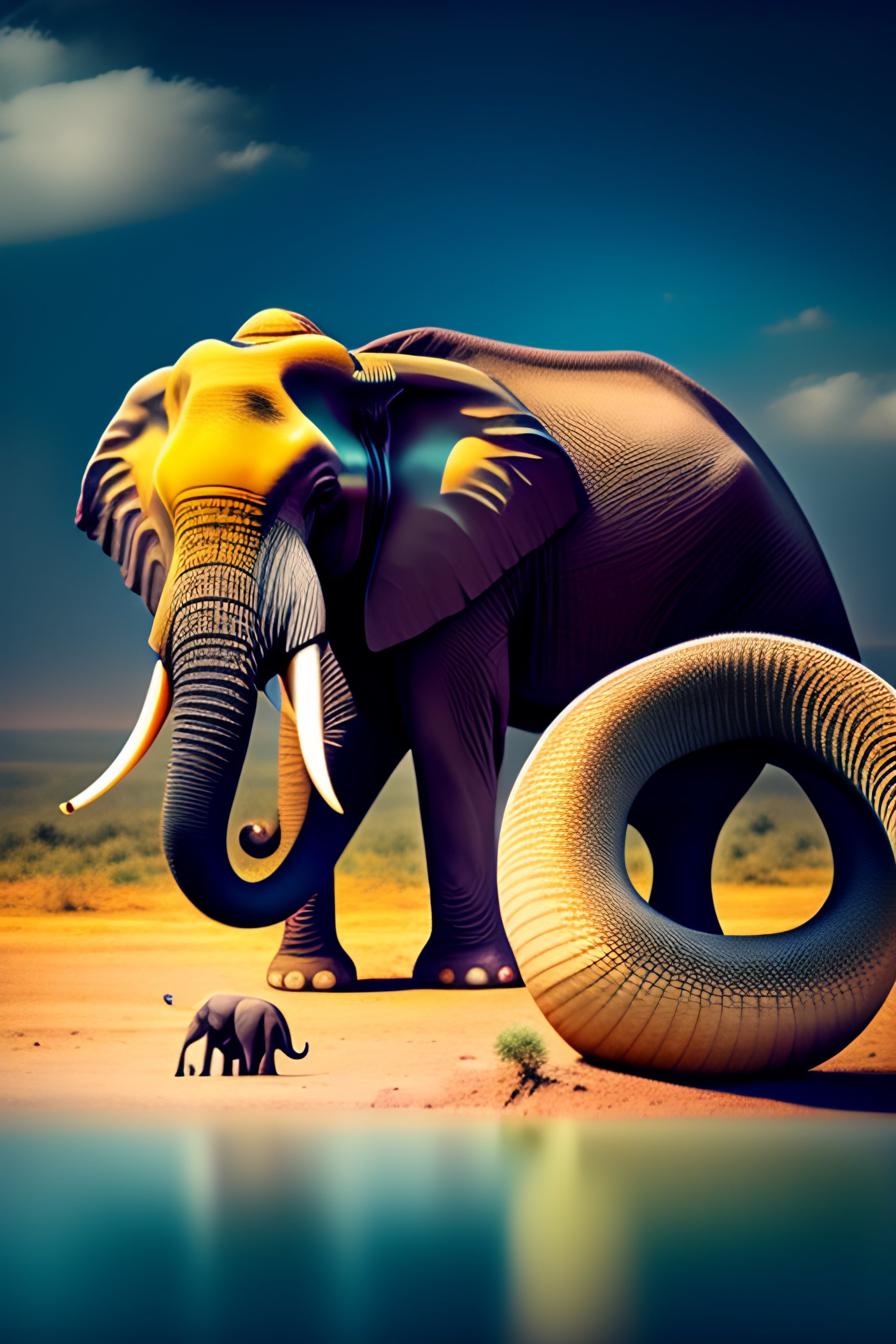 Snake Eats Elephant
