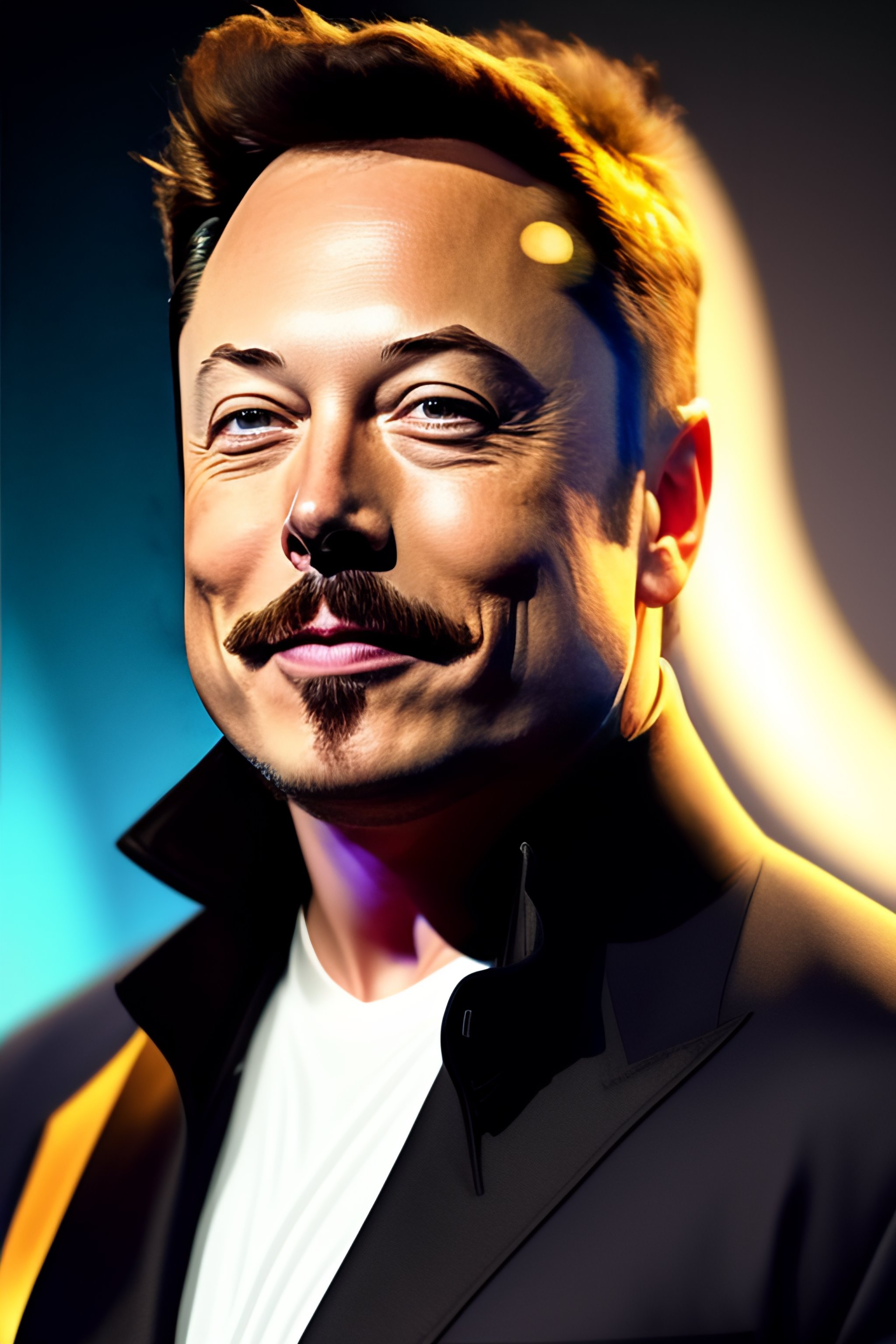 Lexica - Elon musk with handsome beard