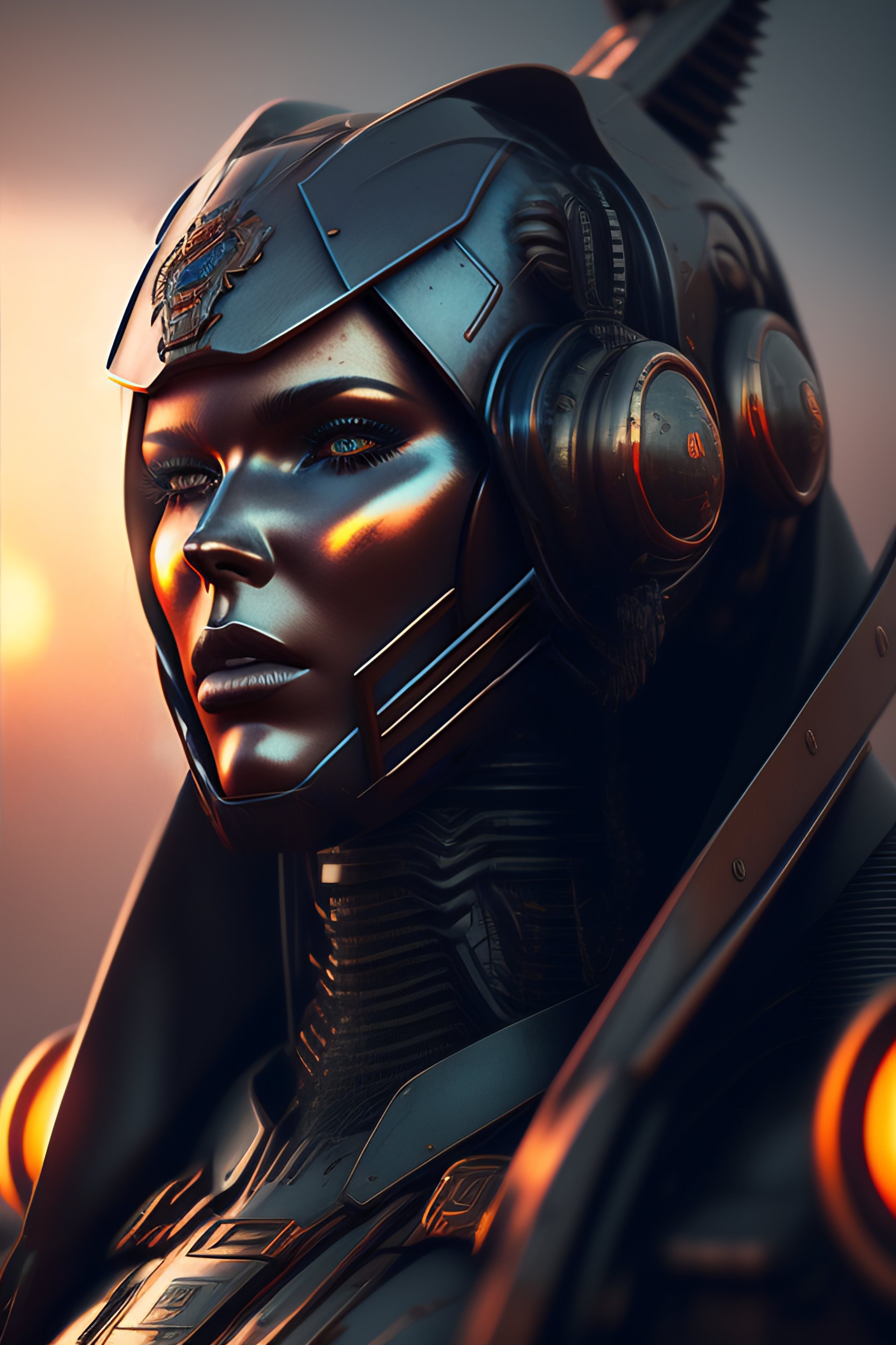 Lexica - Portrait of a rusian evil cyberpunk robot made of rusty clocks ...