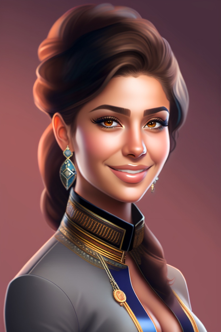 Lexica - A young woman modern resembling Moroccan Kylie Jenner with a ...
