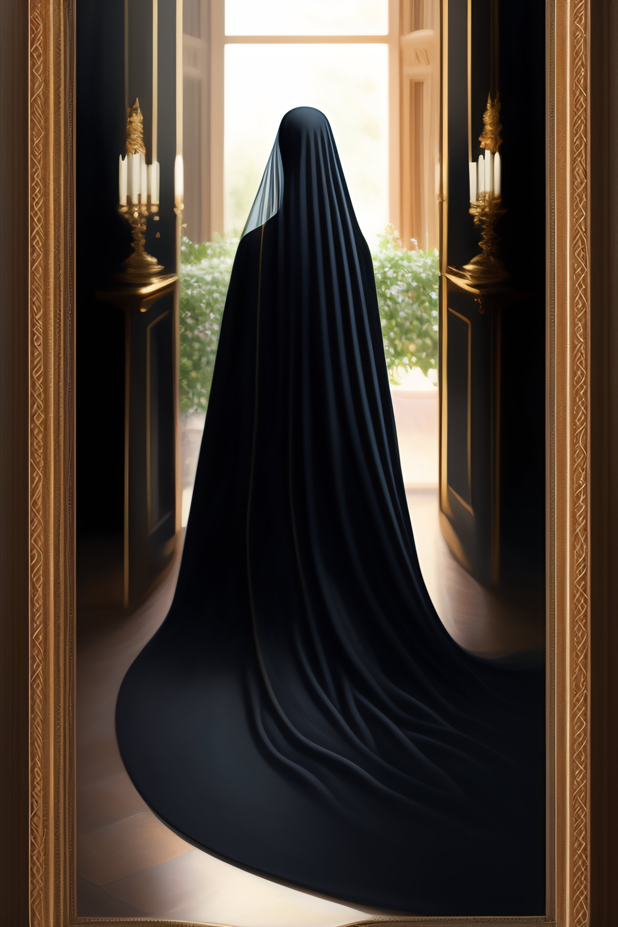 Lexica The lady in the black veil