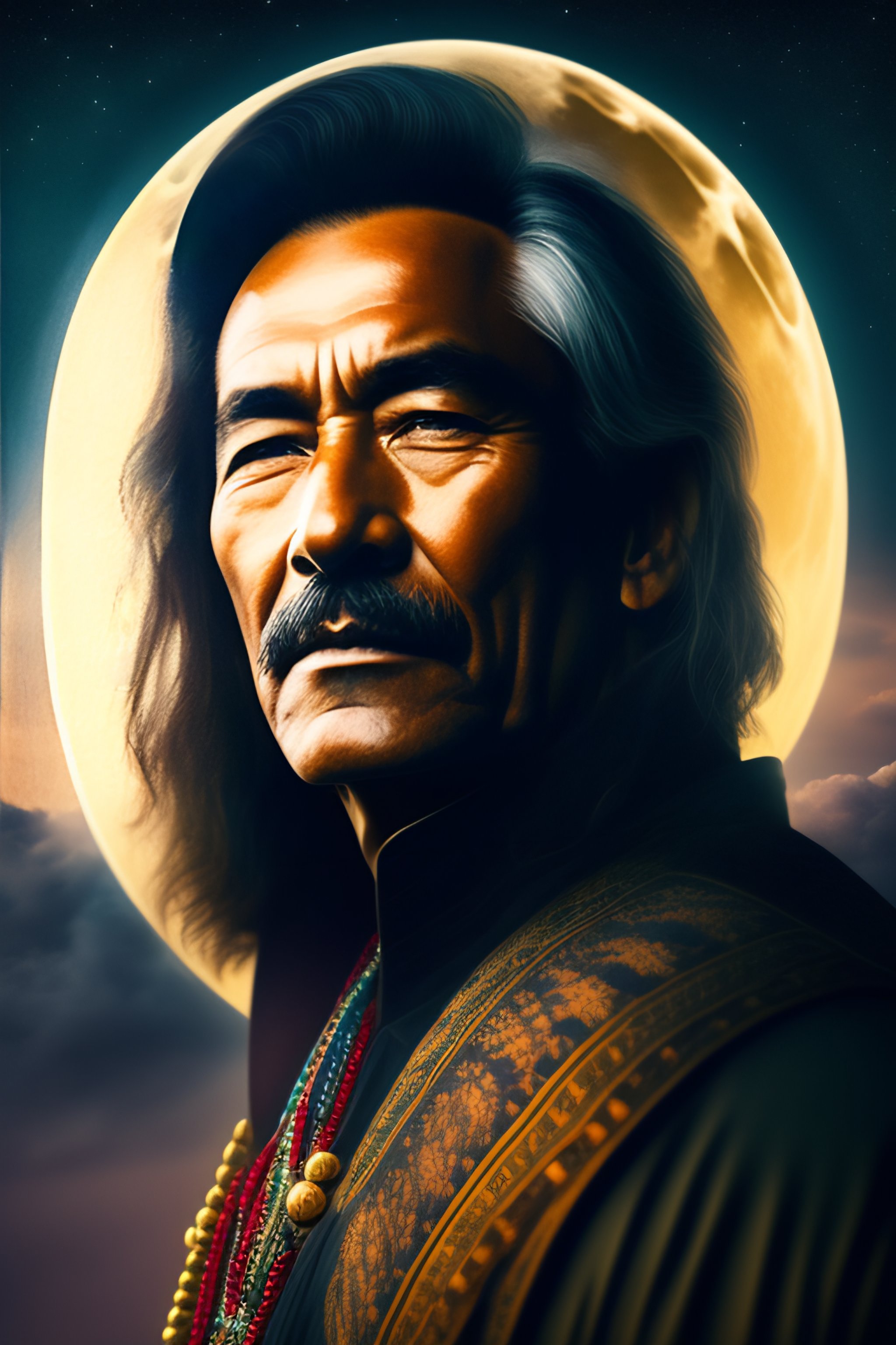 Lexica Medicine man in a moon