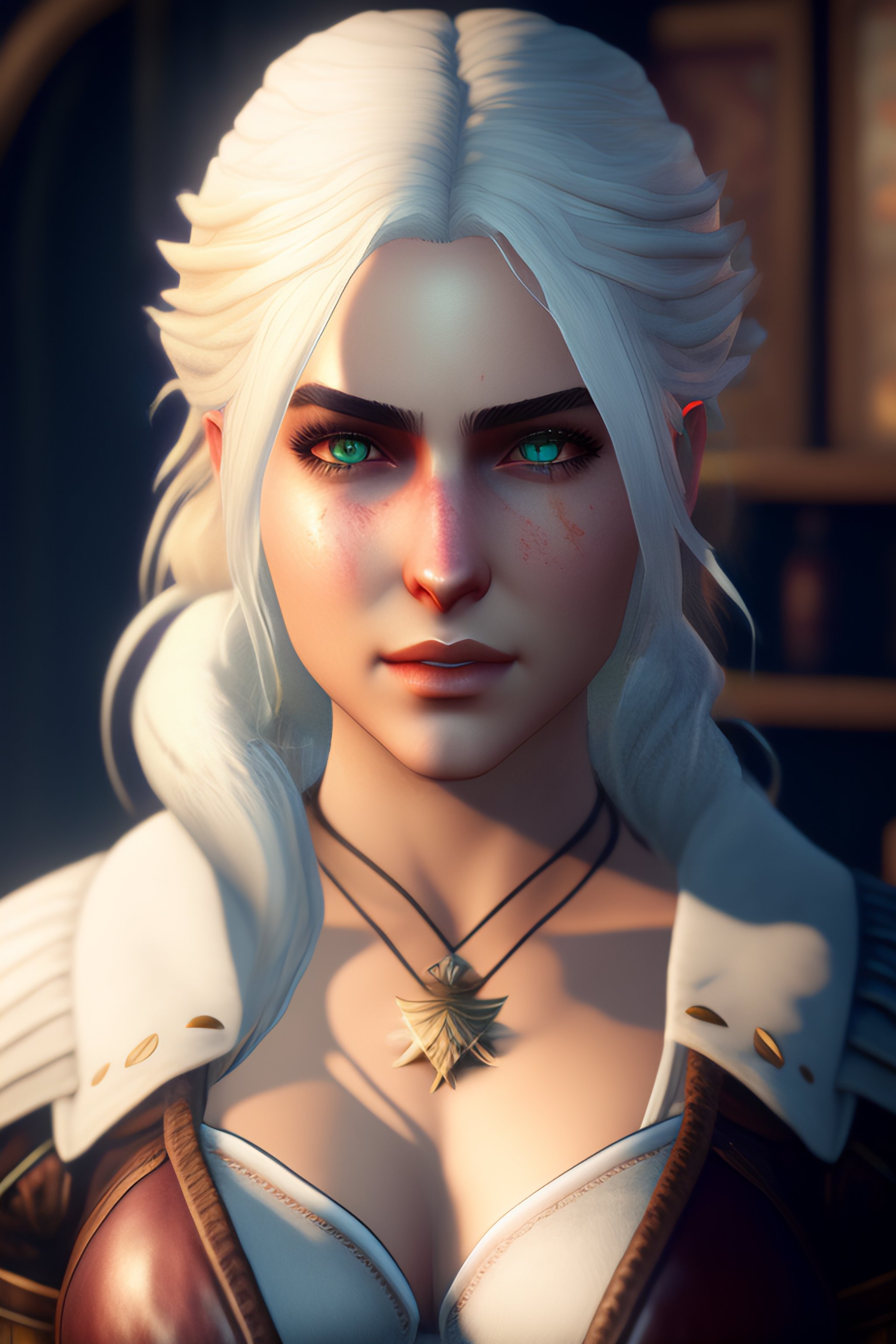 Lexica - High quality image of ciri, the witcher 3, anime, full scale ...