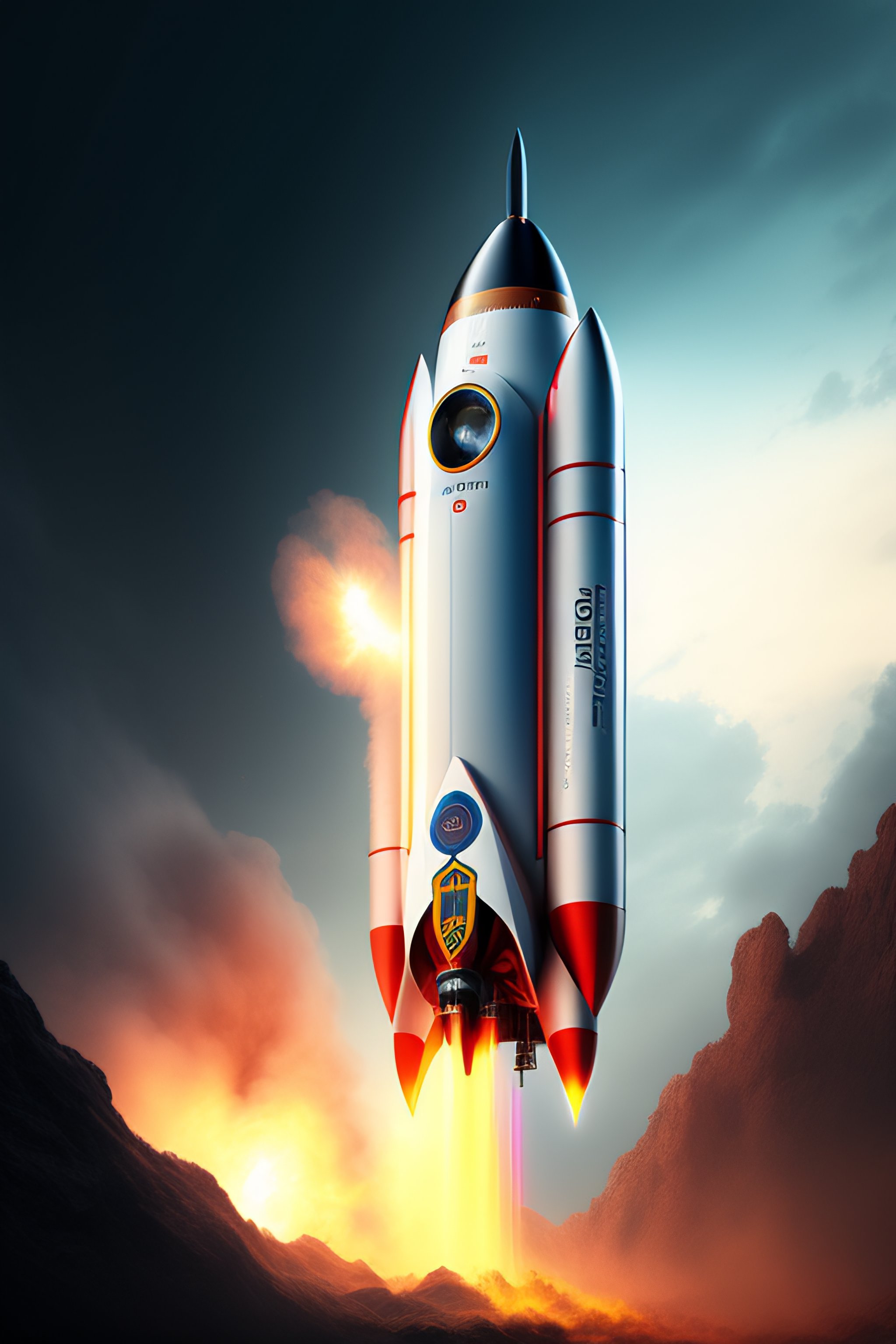 Lexica - Brand identity , company, Rocket