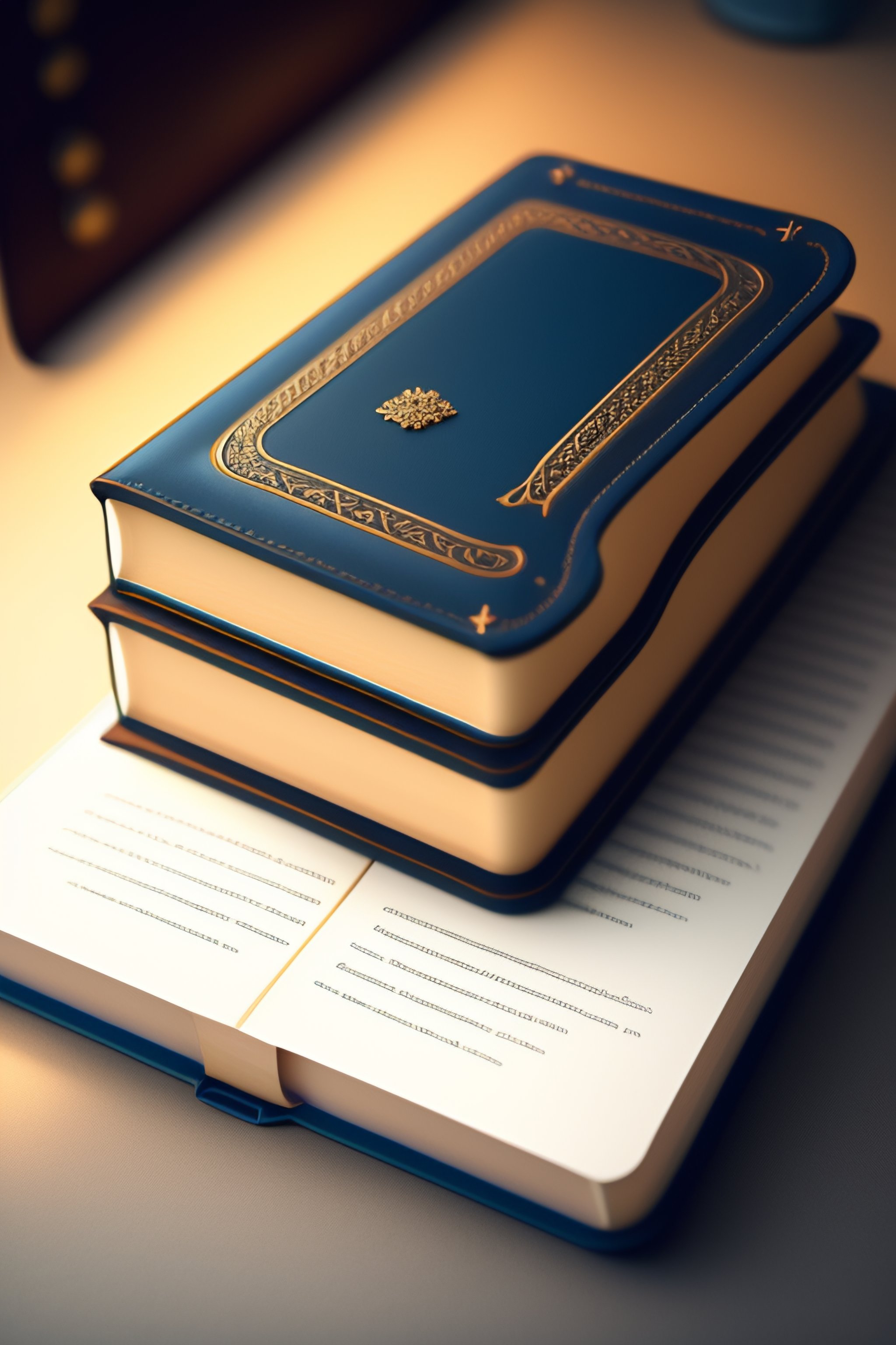 Lexica - Simple cartoonish style book being opened