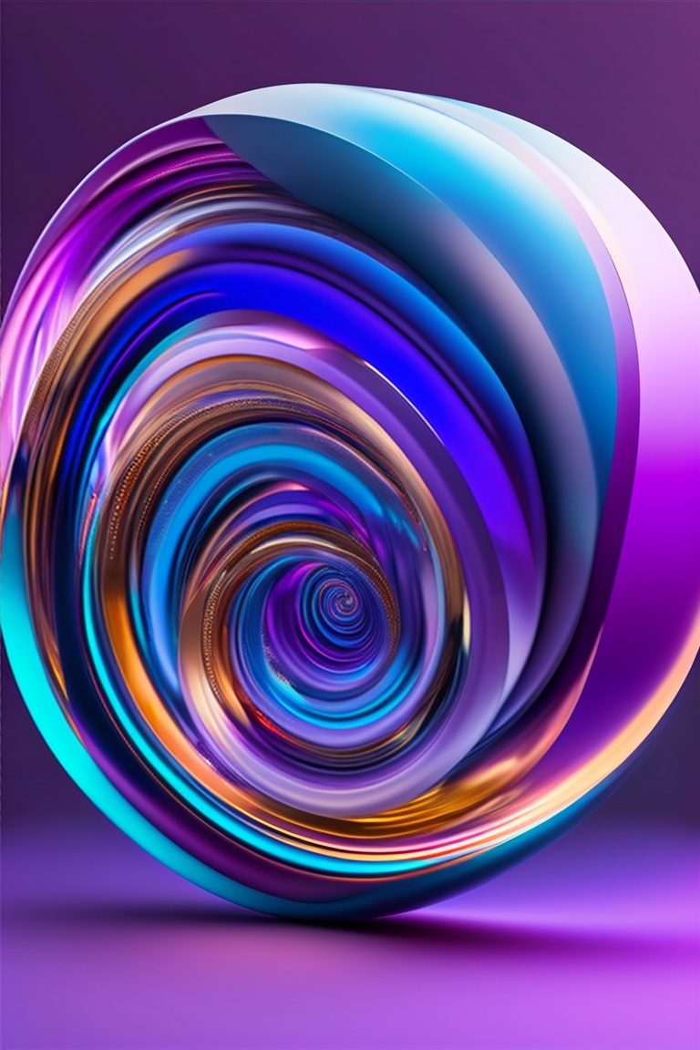 Lexica - A coil Blue And purple combination,blur background, hyper quality