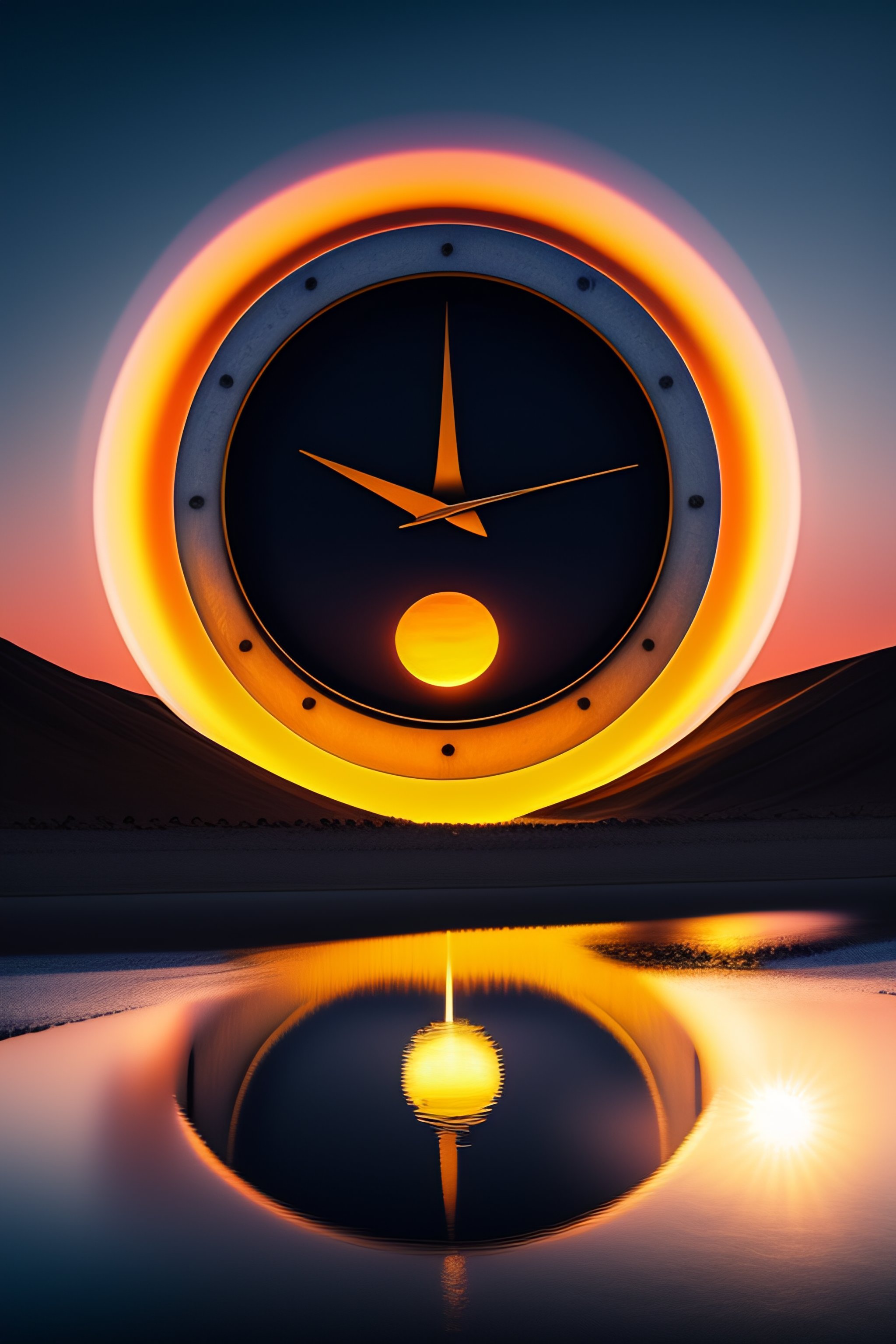 Lexica - Sun and moon and clock in the middle
