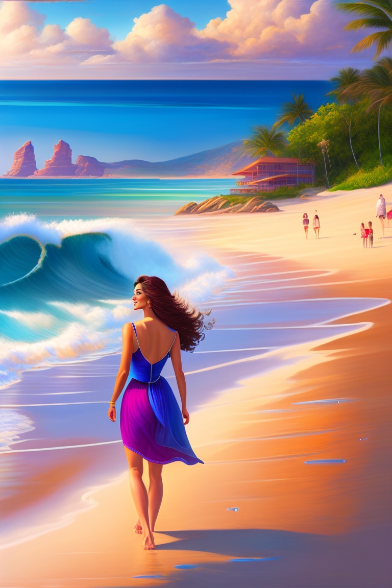 lexica-a-lovely-person-at-the-beach-in-a-vibrant-realistic-romantic