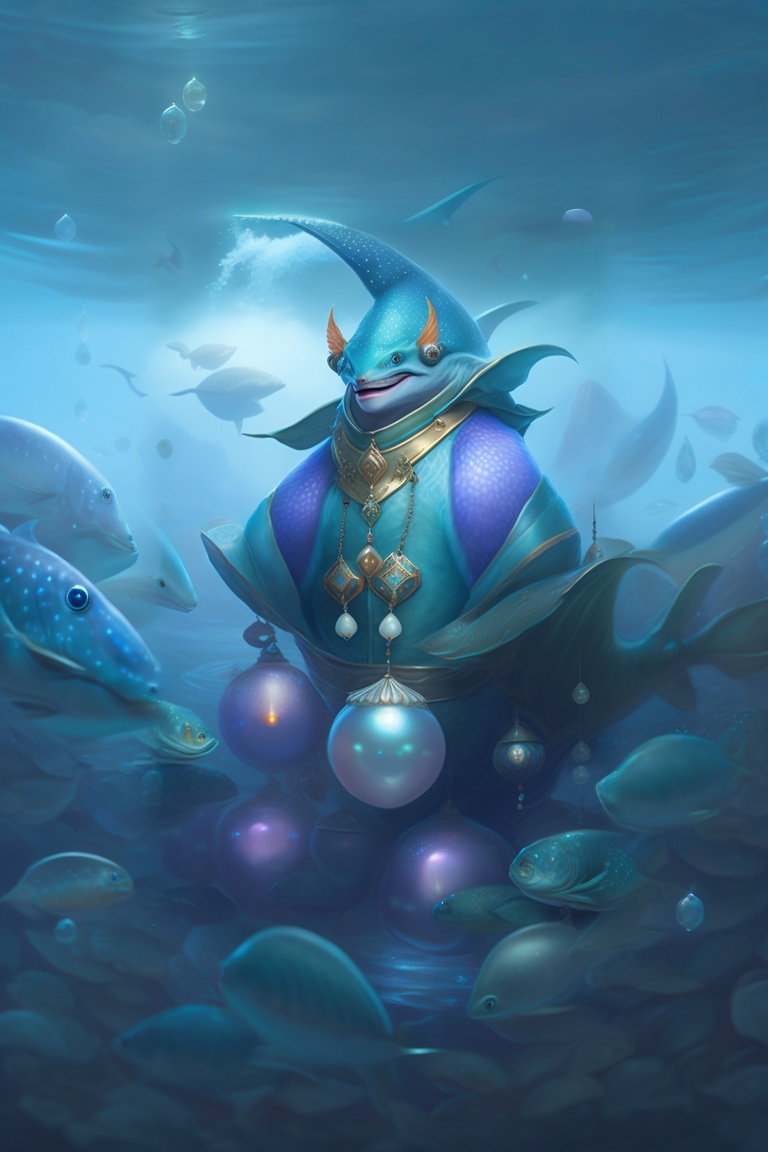 Shark Humanoid Cartoon