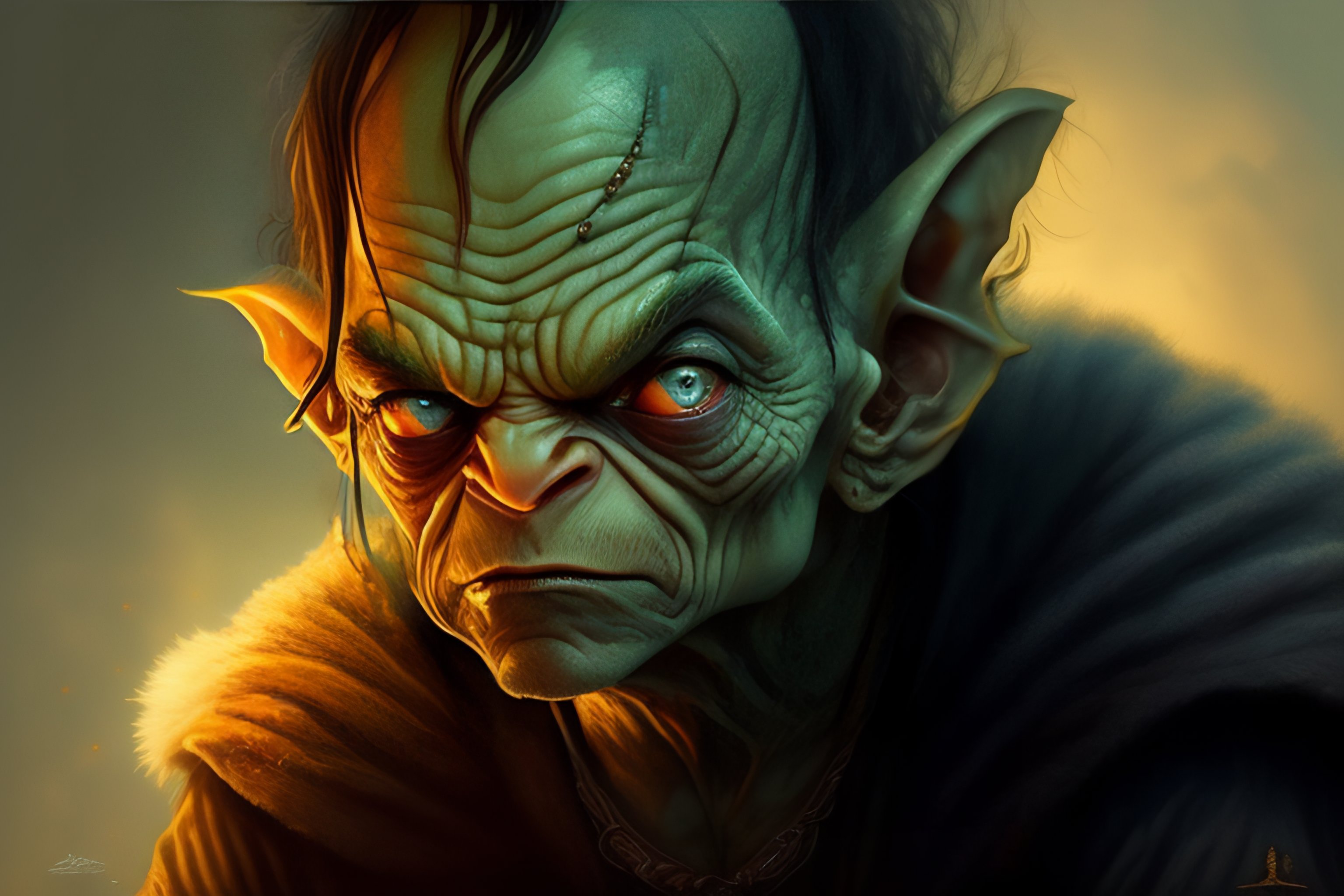 Lexica - Gollum benjamin Tiago Hoisel style like the film lord of the rings