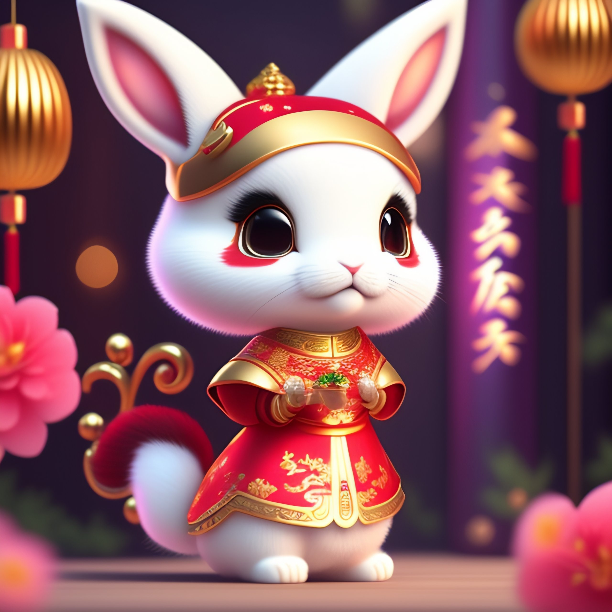 Lexica - Happy Chinese New Year 2023 Year of The Rabbit japanese kawaii ...