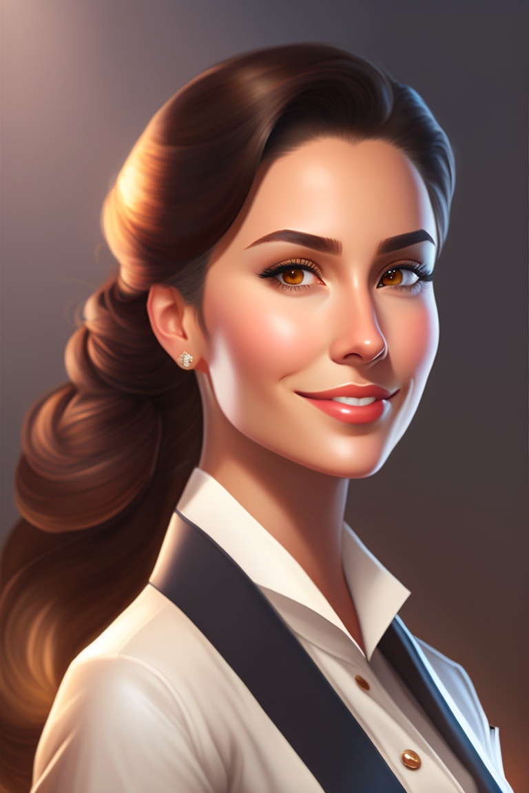 Lexica - - Generate an image of a graceful woman doctor in her early ...