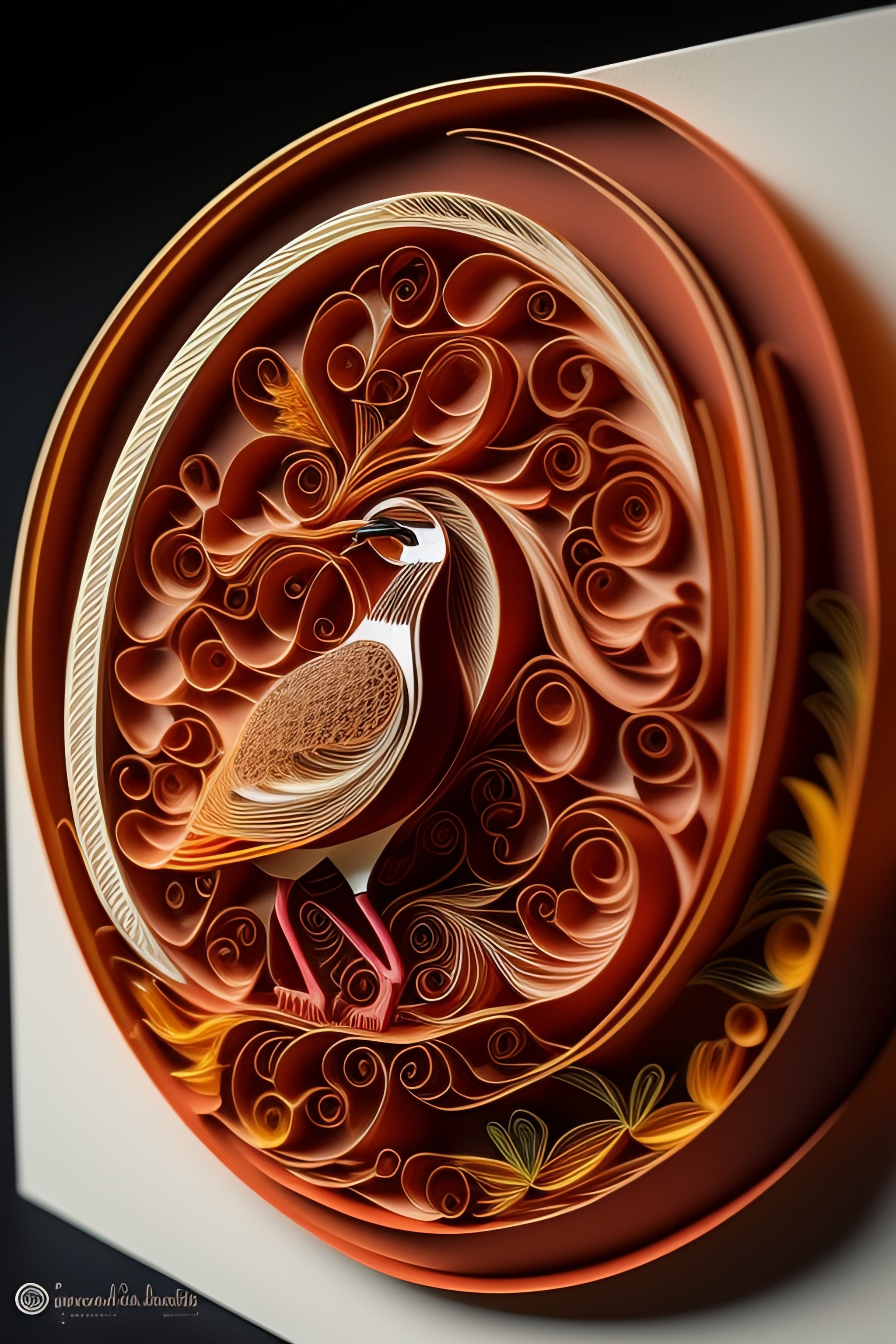 Lexica Paper quilling, paper cut art, paper illustration, Turkey