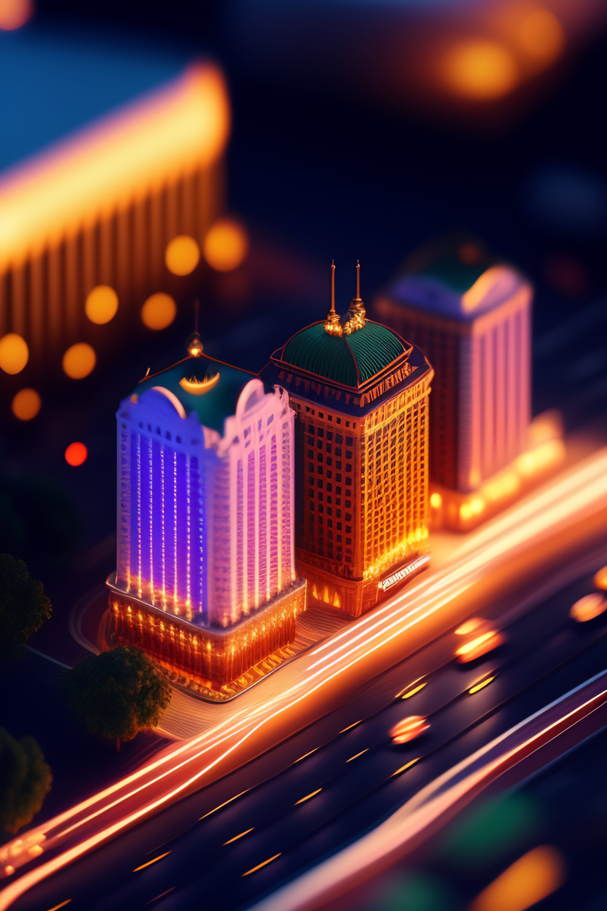 Lexica - Isometric bucharest city, volumetrics, 3d render, octane ...