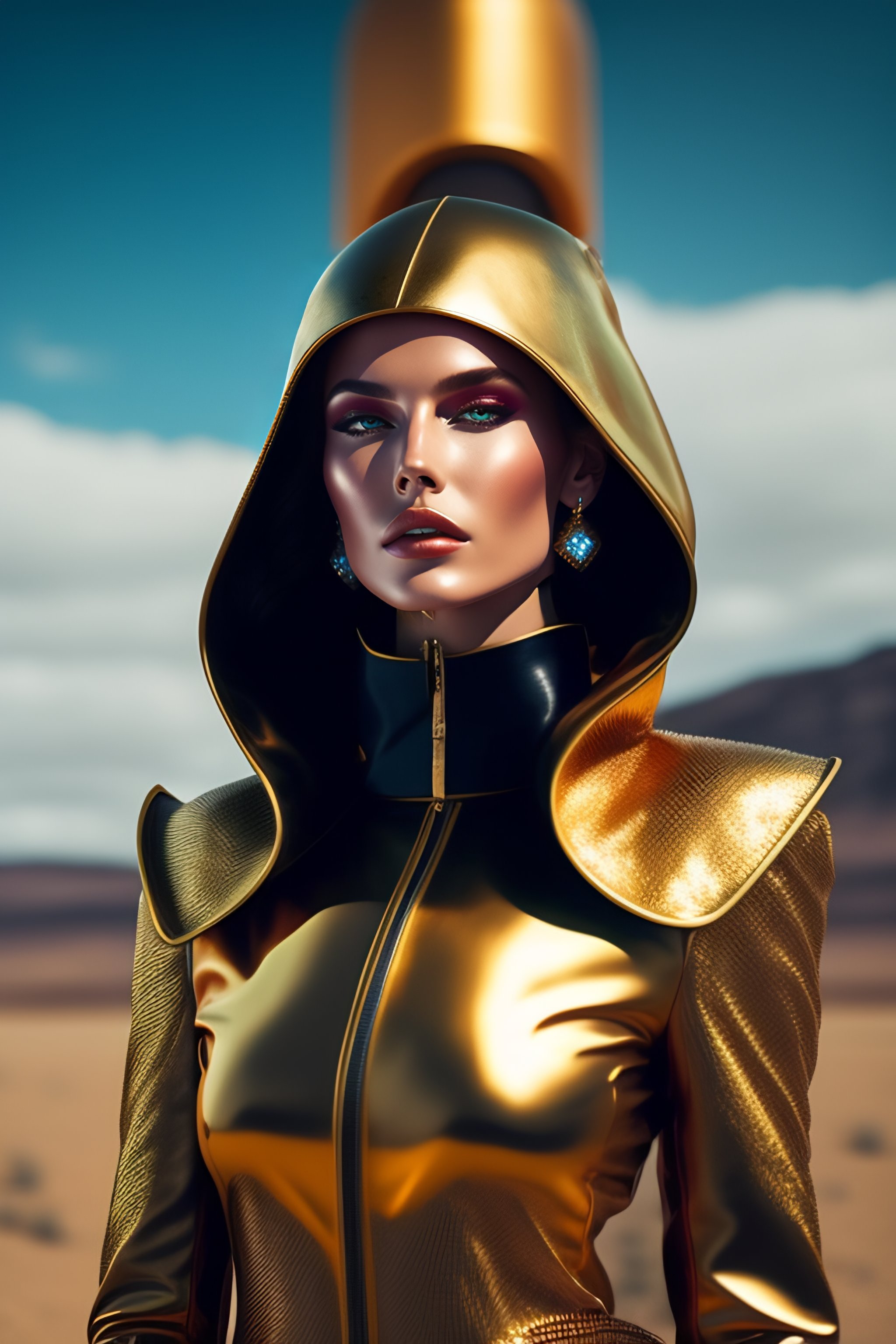 Lexica - Simon stalenhag 1920 style,futuristic leather model outfit ...