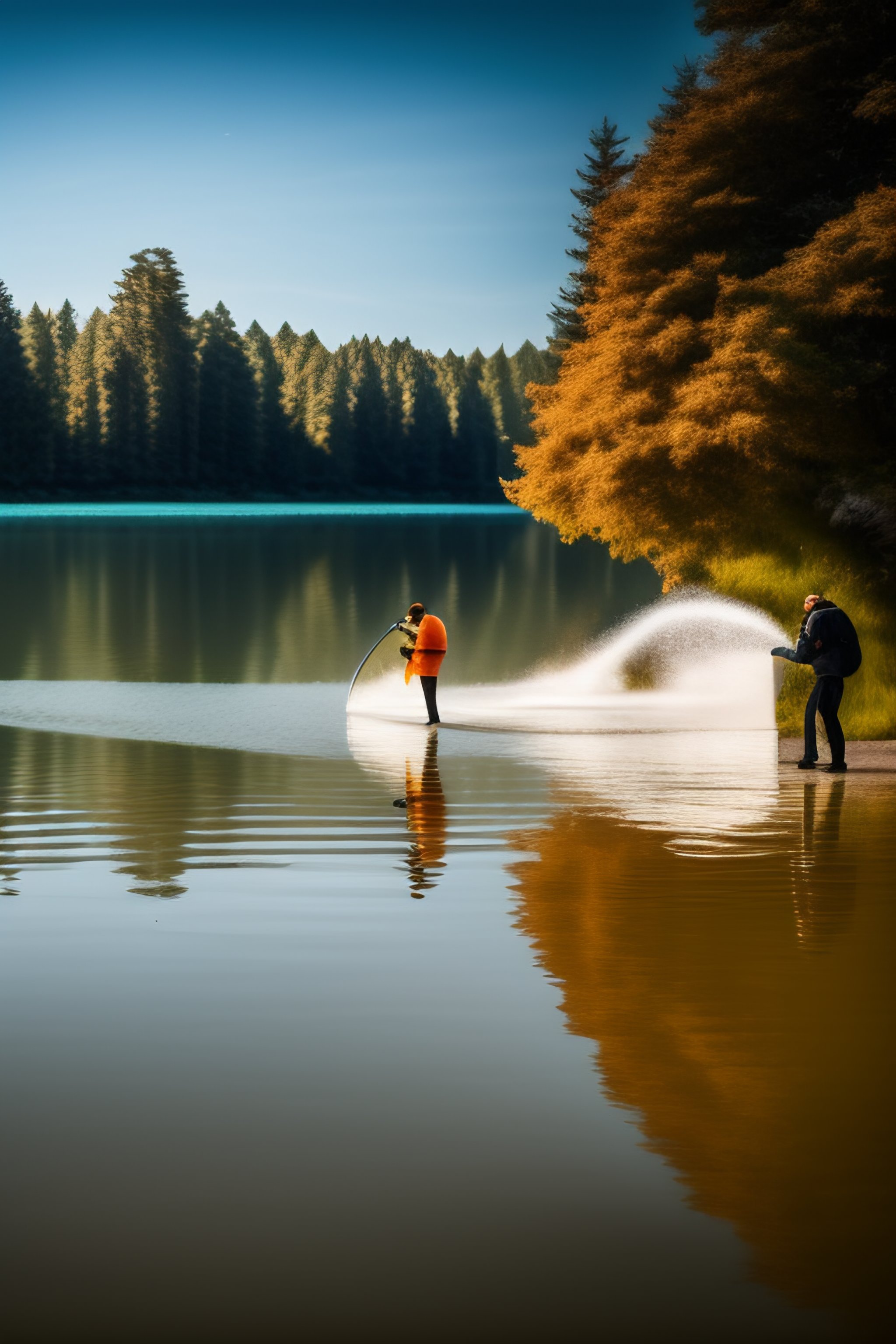 Lexica - People fighting in the lake