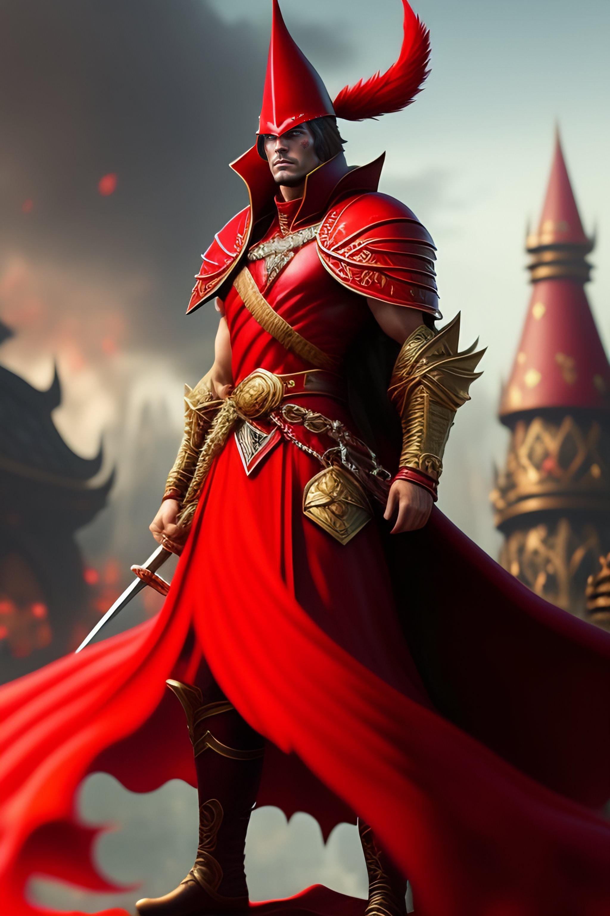 Lexica - Red villain of fantasy world