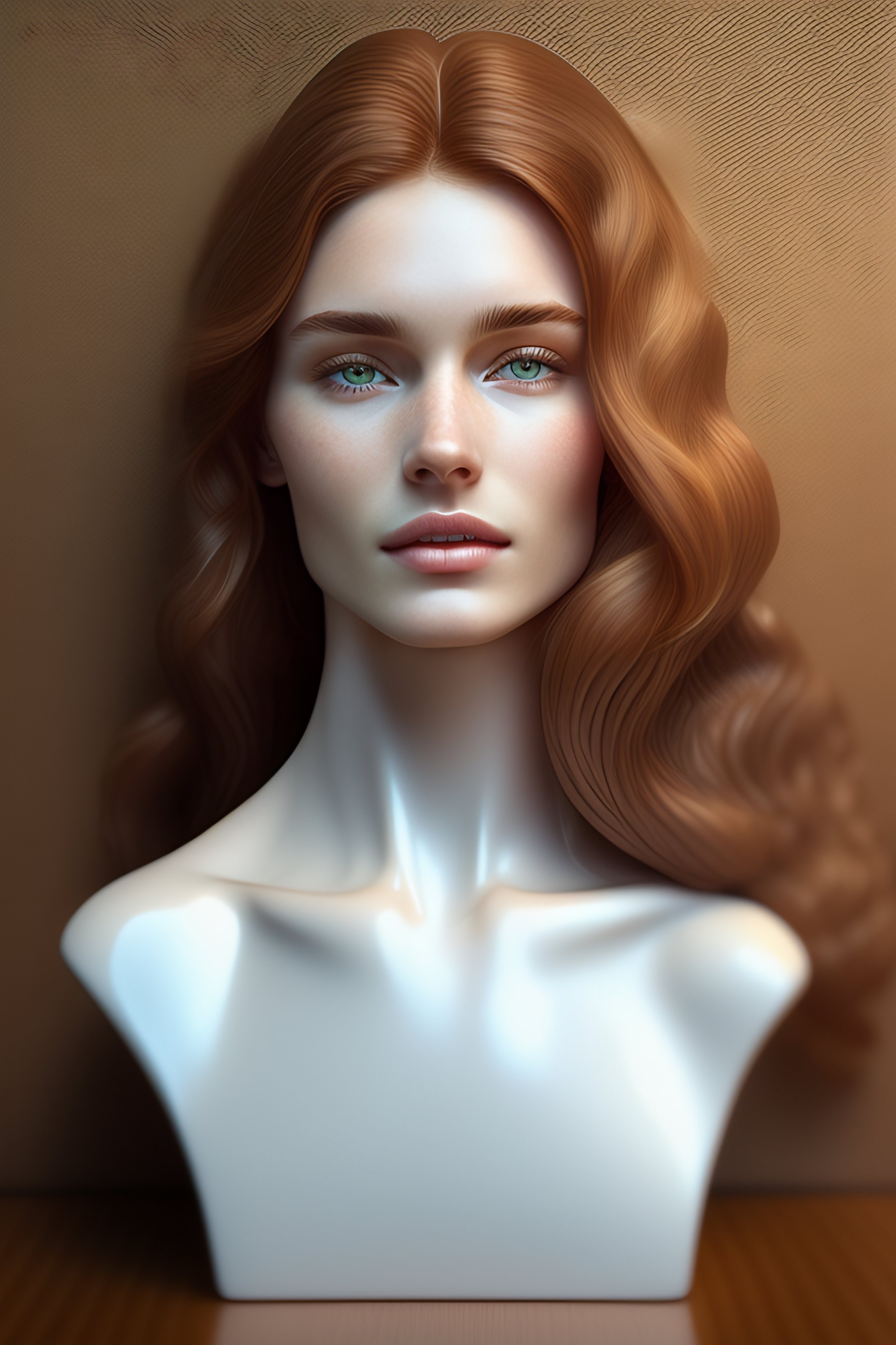 Lexica Beautiful natural white soft skin woman, bronze hair's, bronze