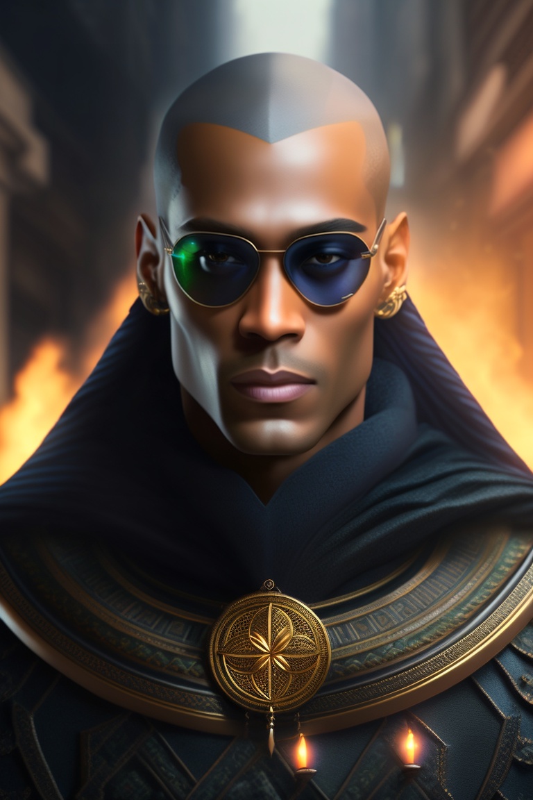 Lexica - The role of Morpheus in the matrix, only he has a white skin ...