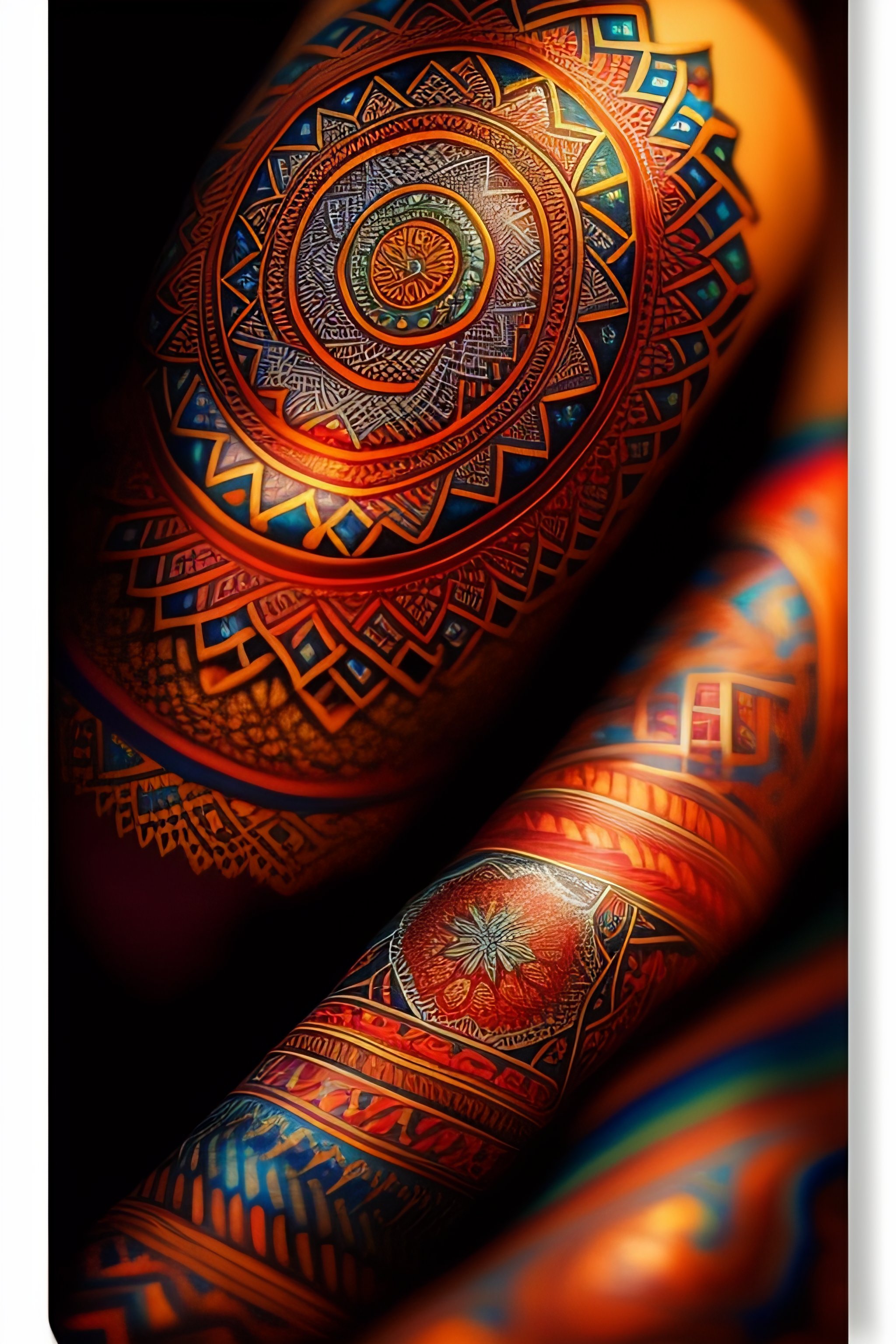 Lexica - Traditional moroccan tattoo print