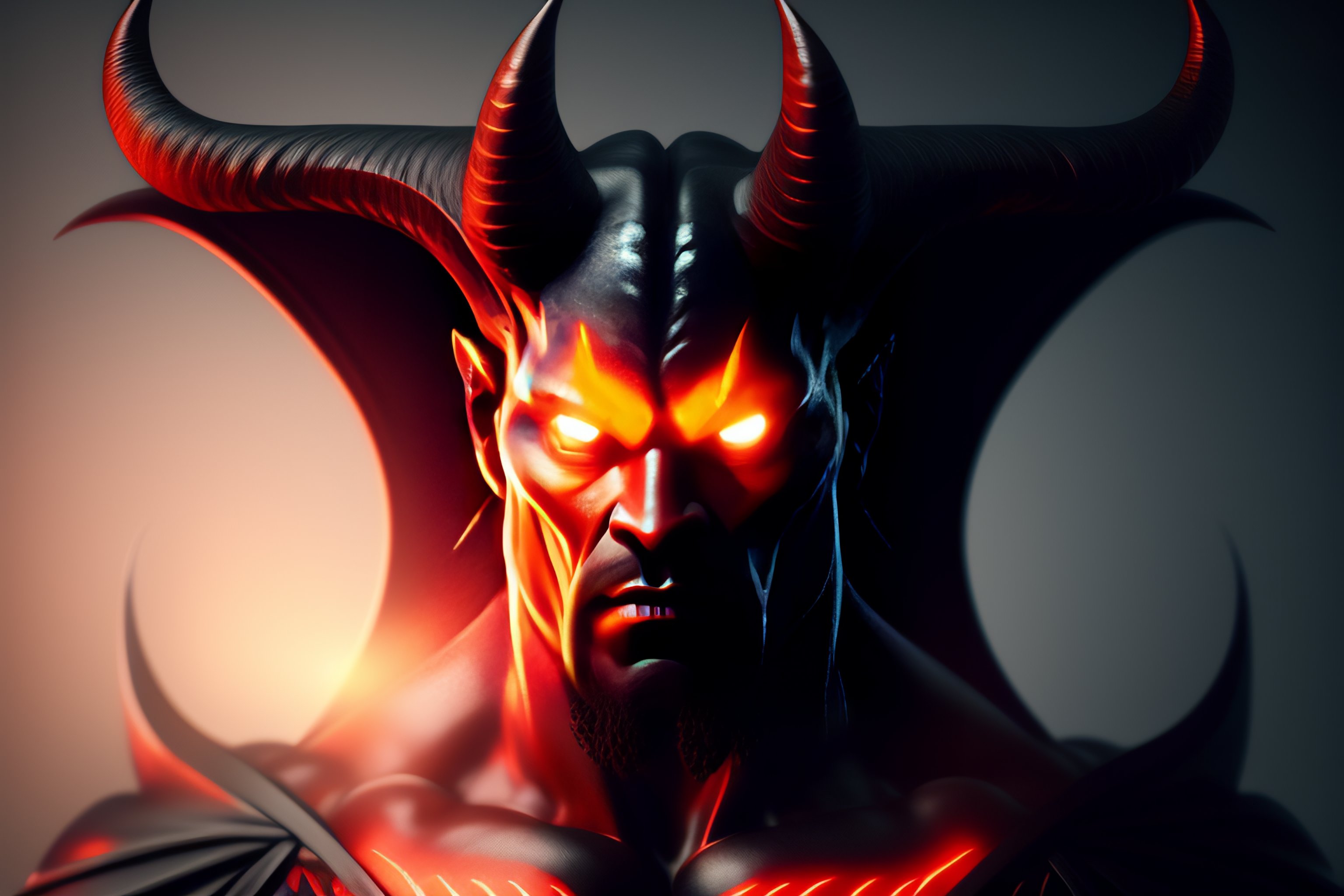 Lexica - Demon satan realistic 8k