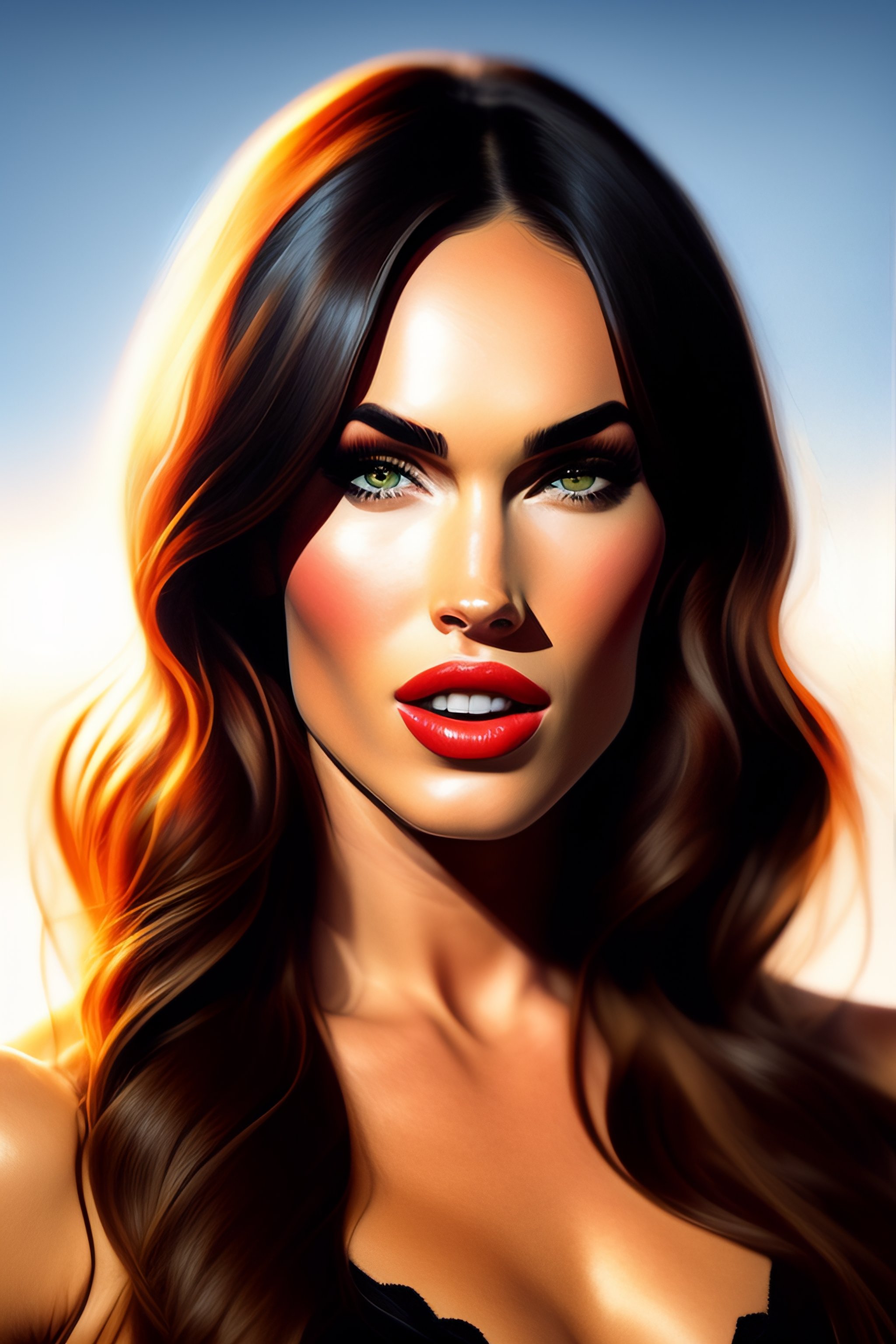 megan fox headshot