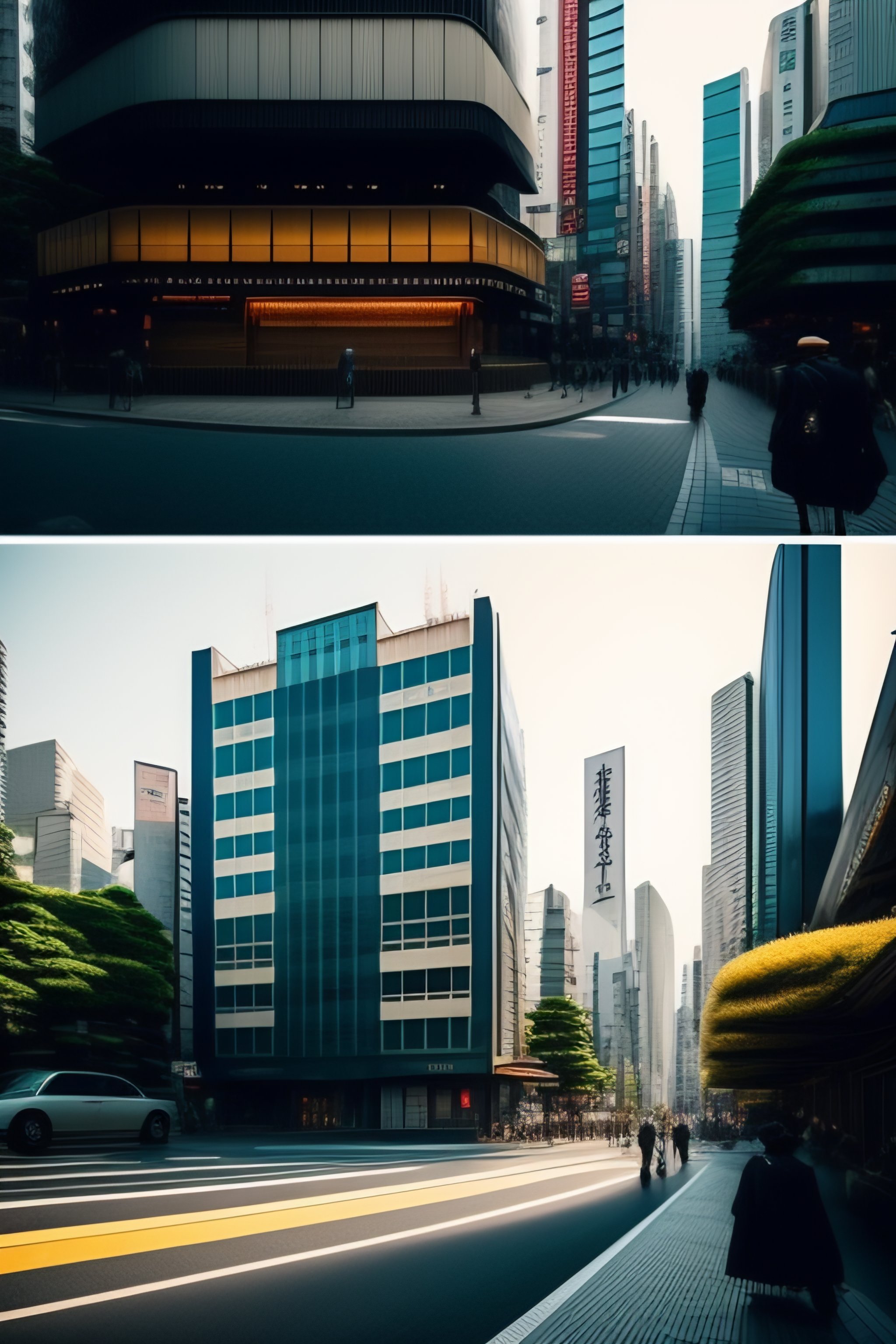 Lexica - Realistic view of Tokyo, between old and modern.