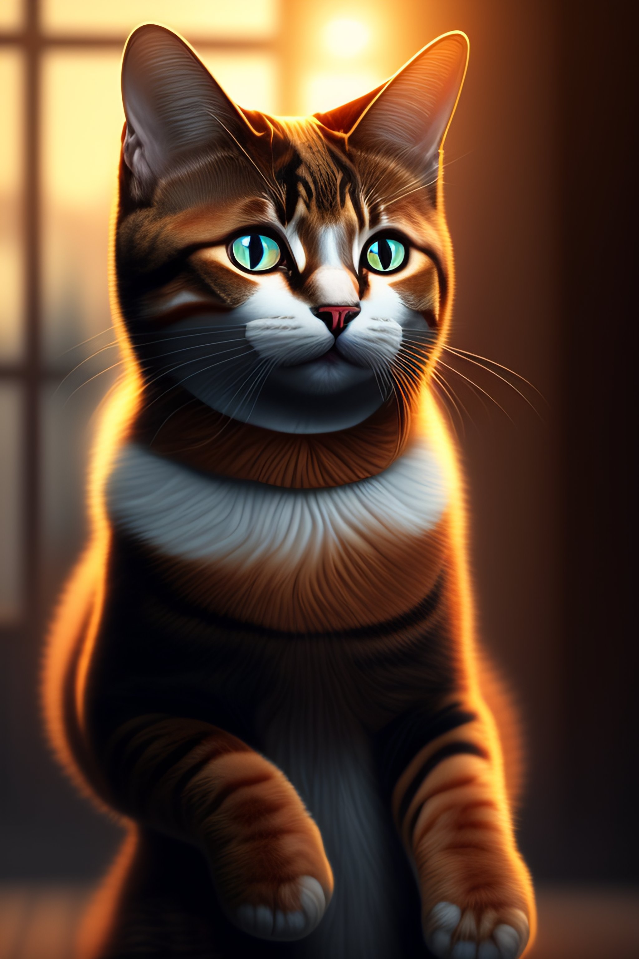 Lexica - An anthropomorphic cat