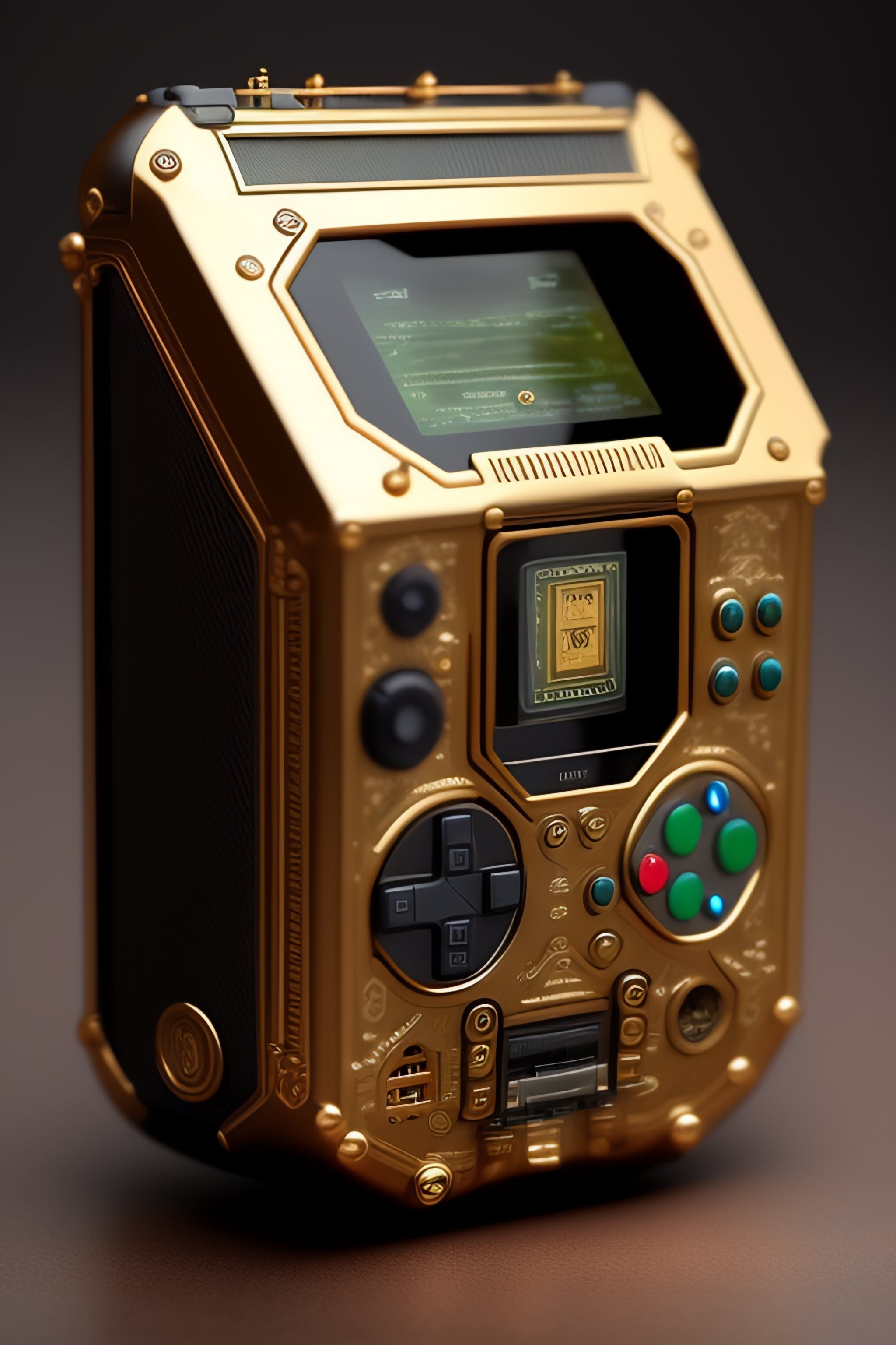 Lexica - An extremely complex and advanced steampunk gameboy
