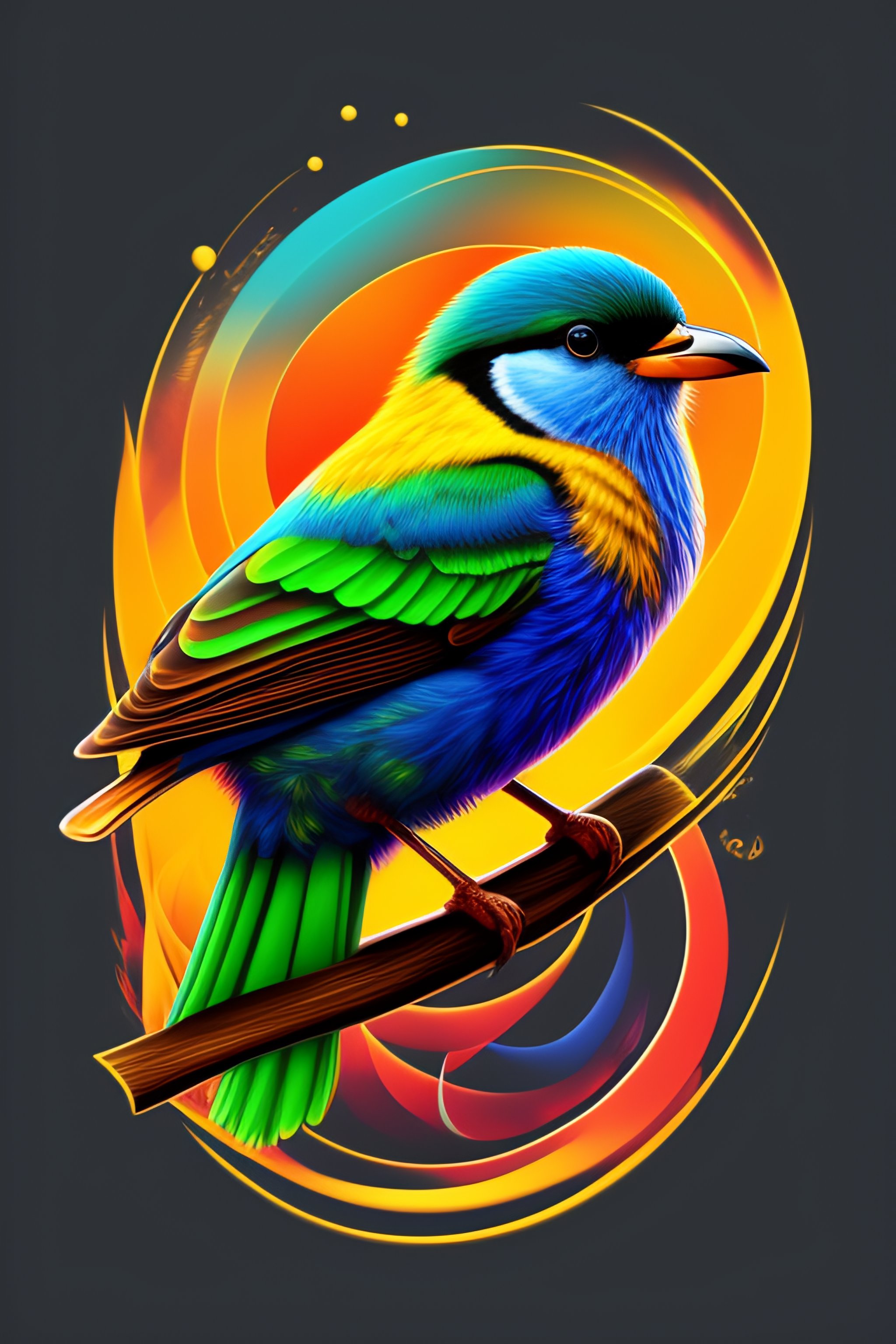 Lexica - Bird, design for tshirt