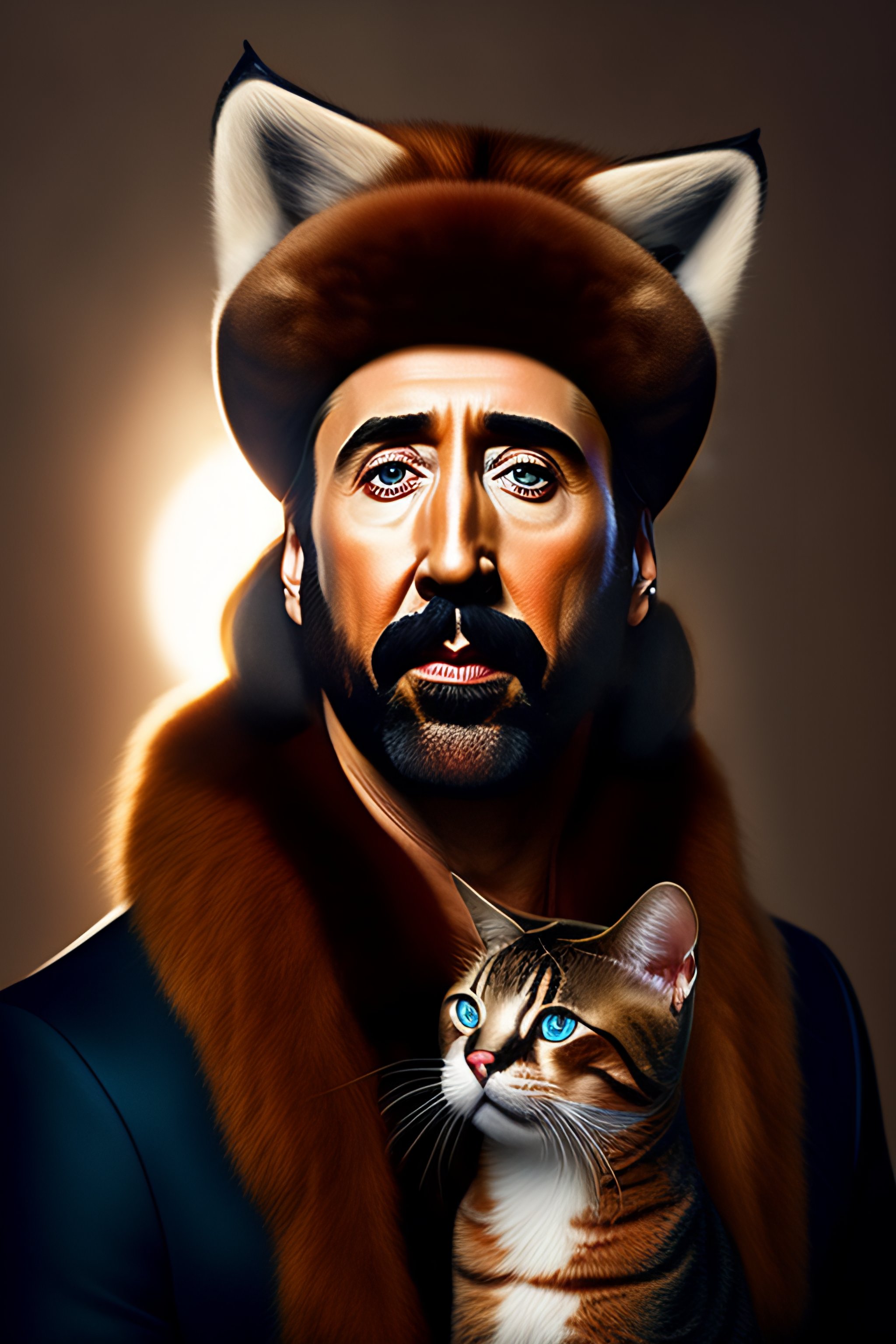 nicolas cage as a cat