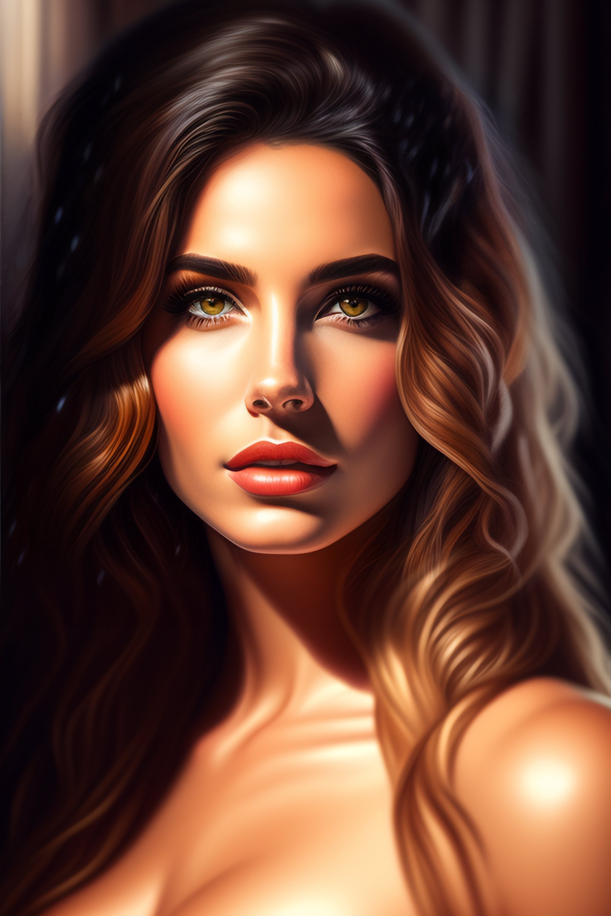 Lexica - ! dream drawing of a very beautiful woman, highly detailed ...