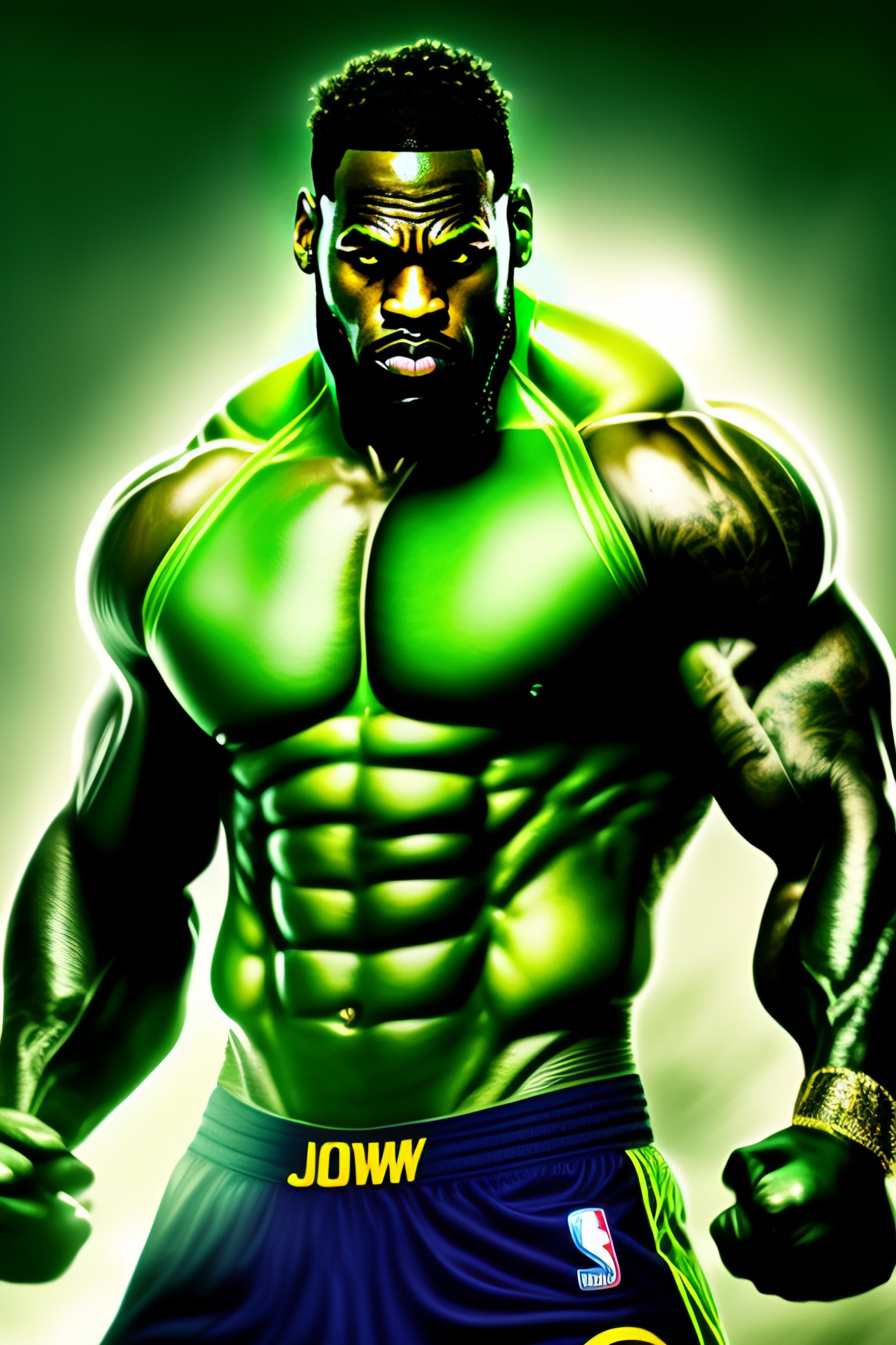 Lexica - Lebron james as the hulk