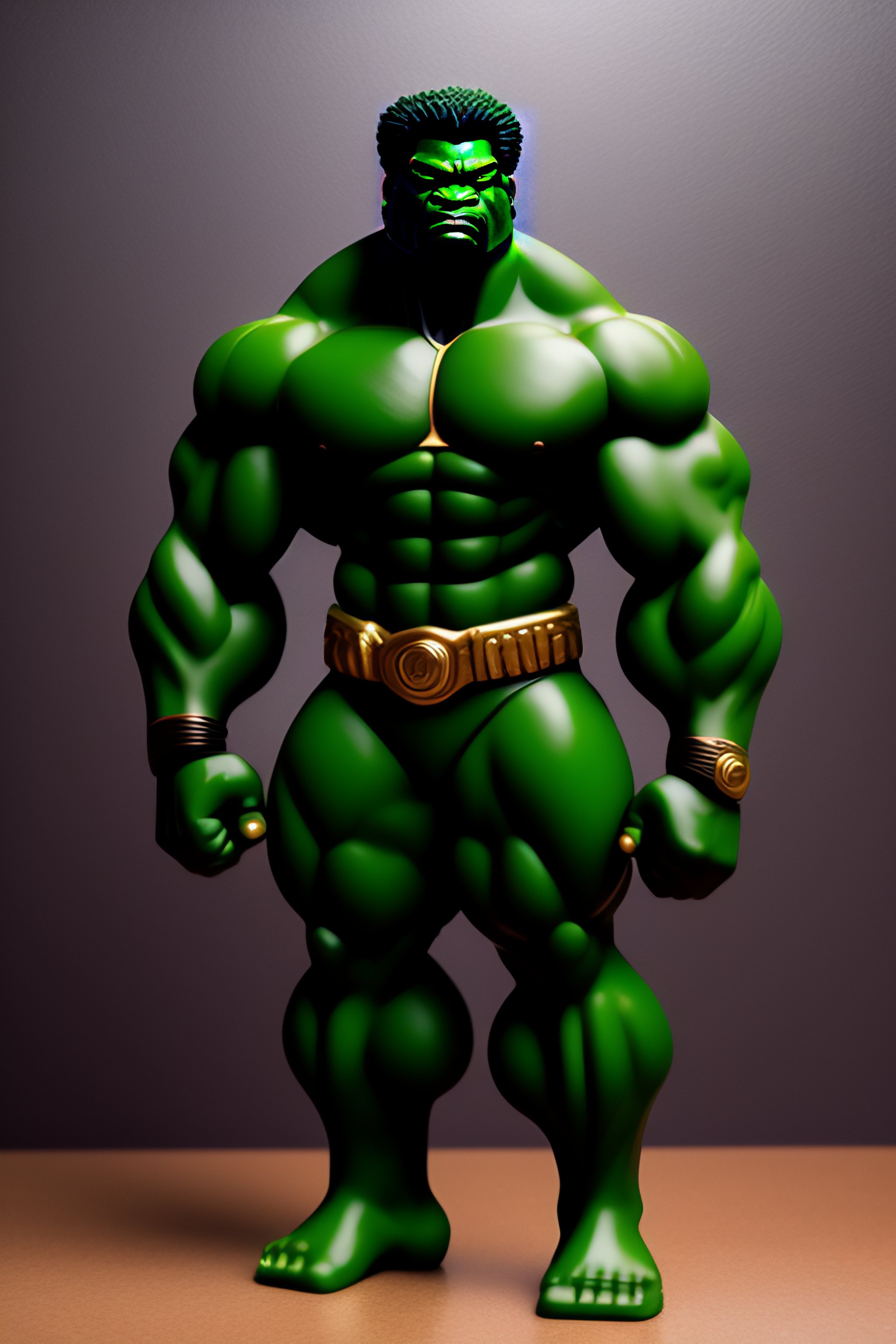 Lexica - African hulk full body view