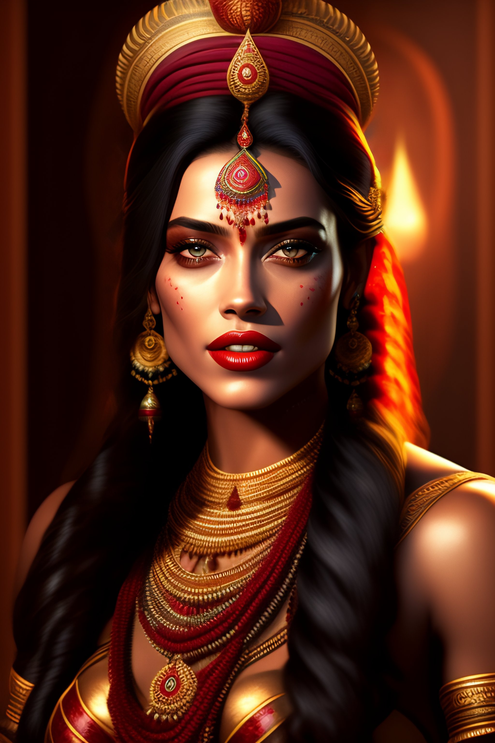 Lexica - Amber Heard,beautiful indian goddess kali in an ancient indian ...