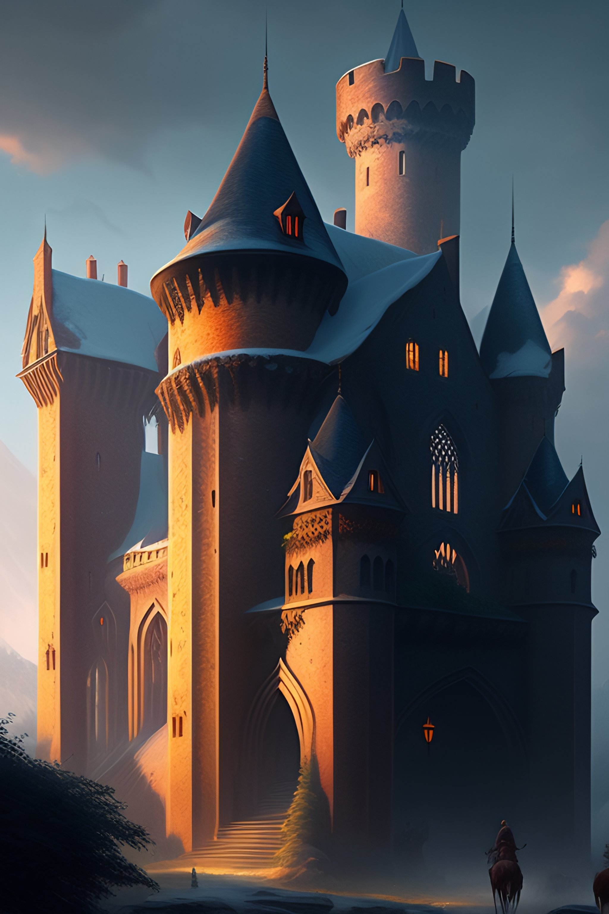 medieval castle concept art
