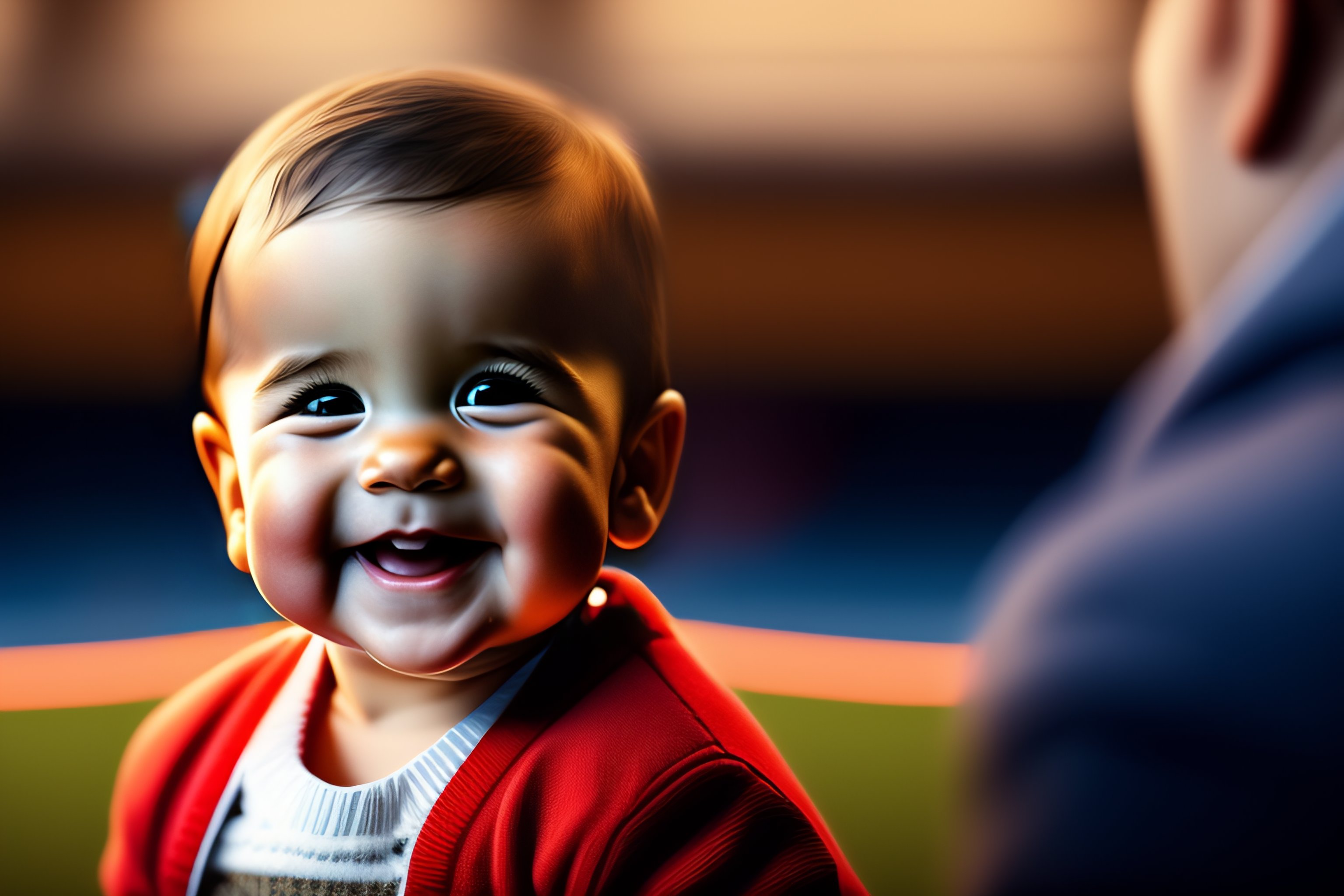Lexica - A smiling baby