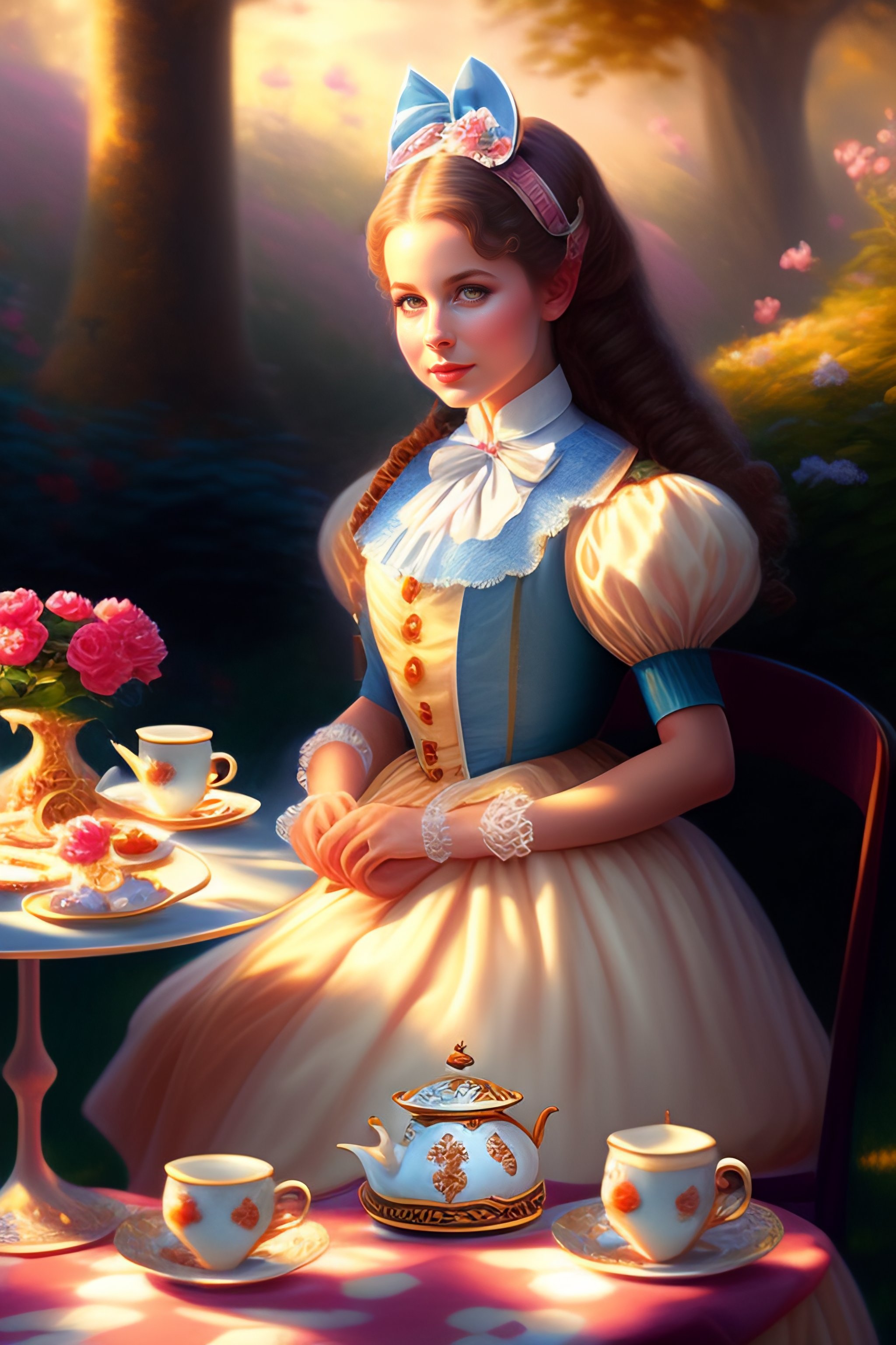 ArtStation - Alice in Wonderland Tea Party