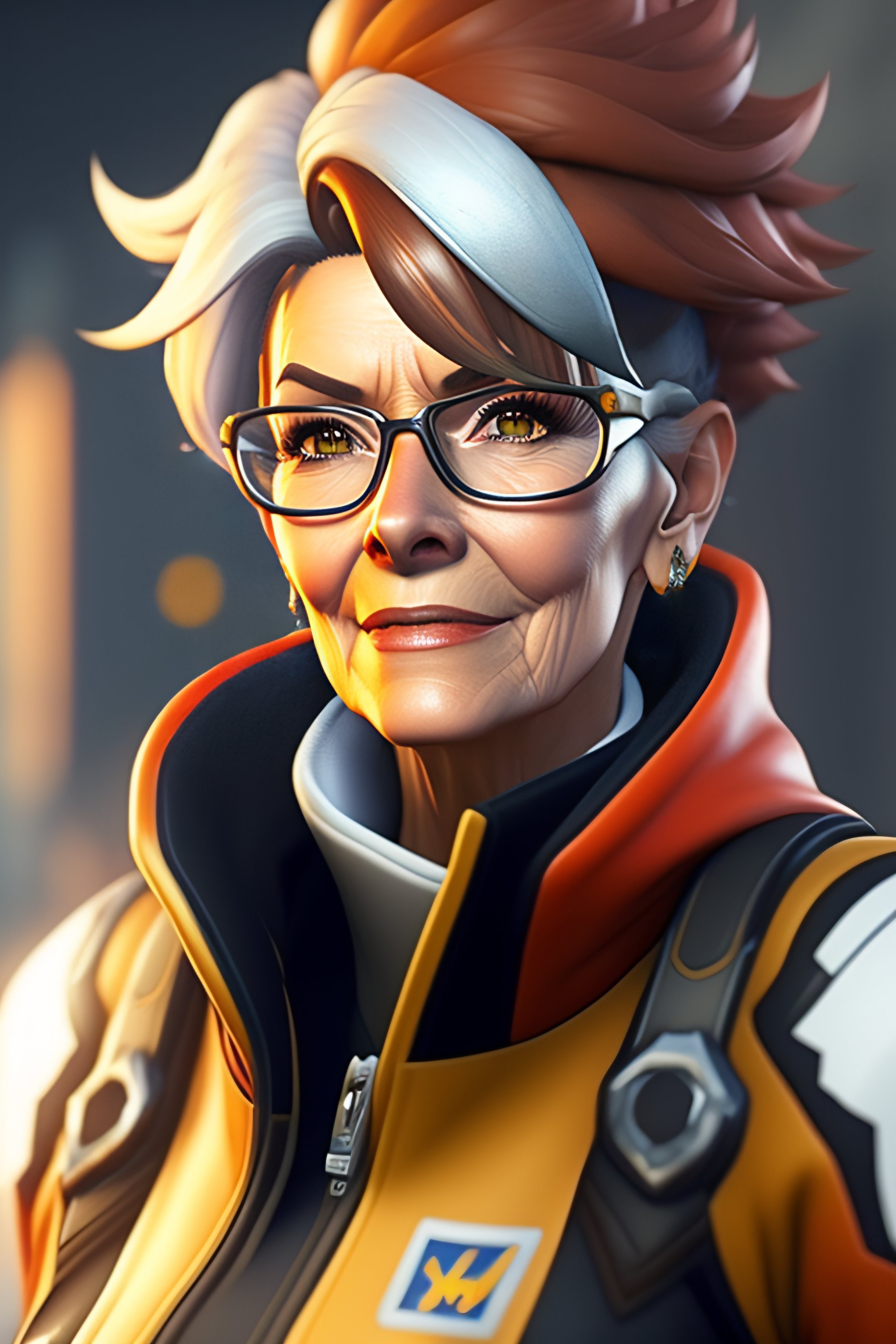 Lexica - Tracer from Overwatch at forty years of age
