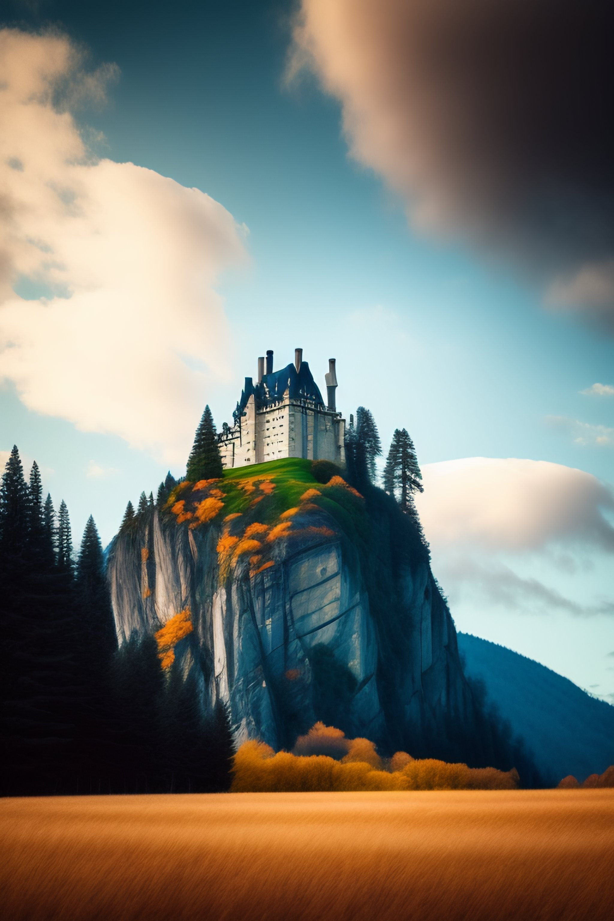 Lexica - Castle on a mountain