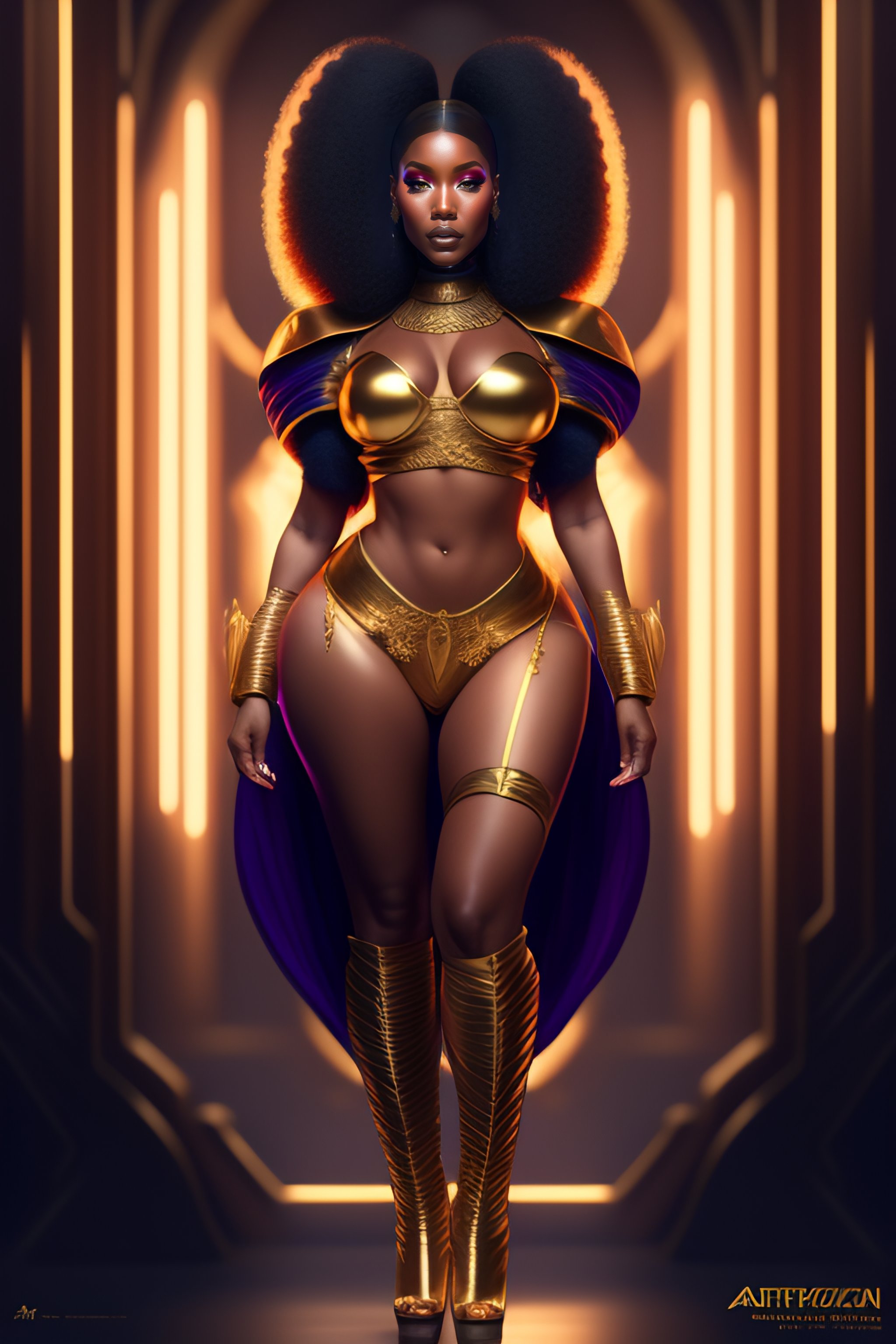 Lexica - Full body Nicki Minaj by stanley artgerm lau, greg rutkowski,  alphonse mucha, concept art, character design, trending on artstation, rey  tra..., image size:2048x3072