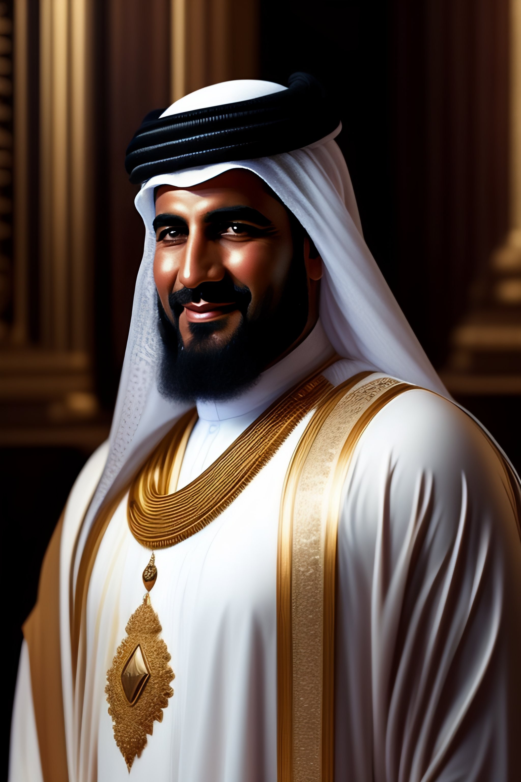 Lexica - Arab sheikh shows thumb up