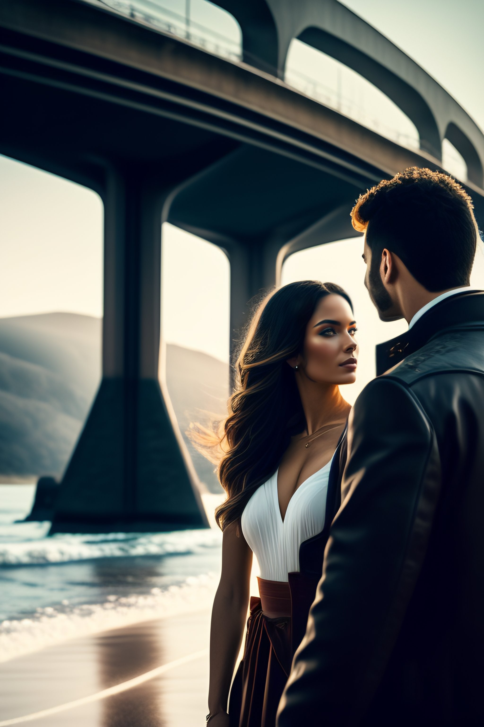 Lexica - A man and his girlfriend under the bridge