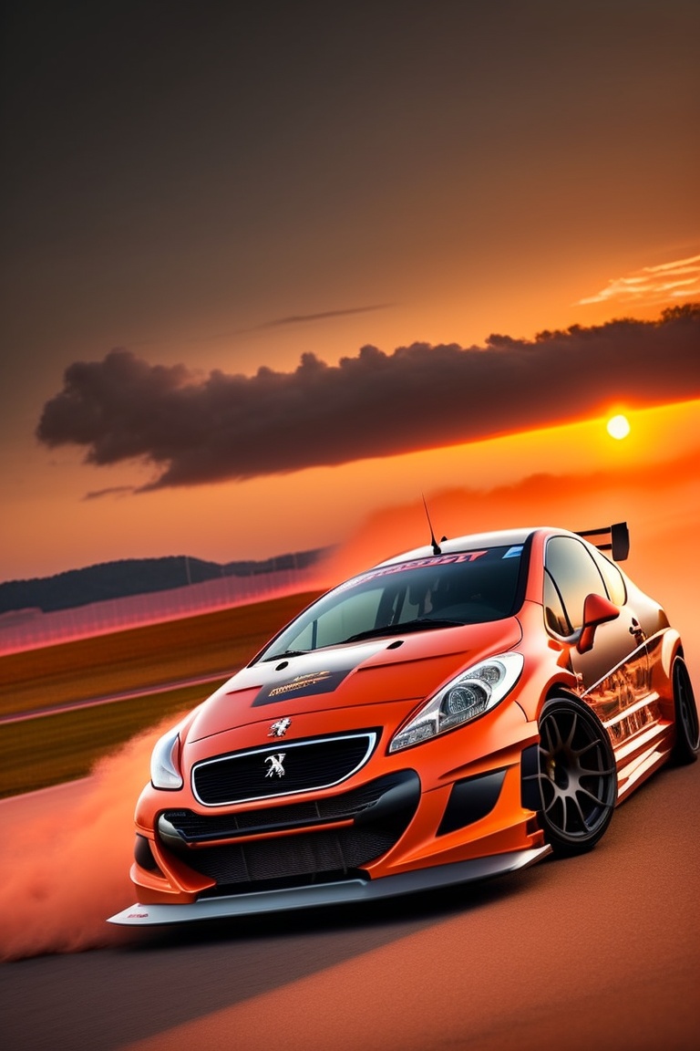 Lexica - A peugeot 207 model car from the year 2010. this car is tuned ...